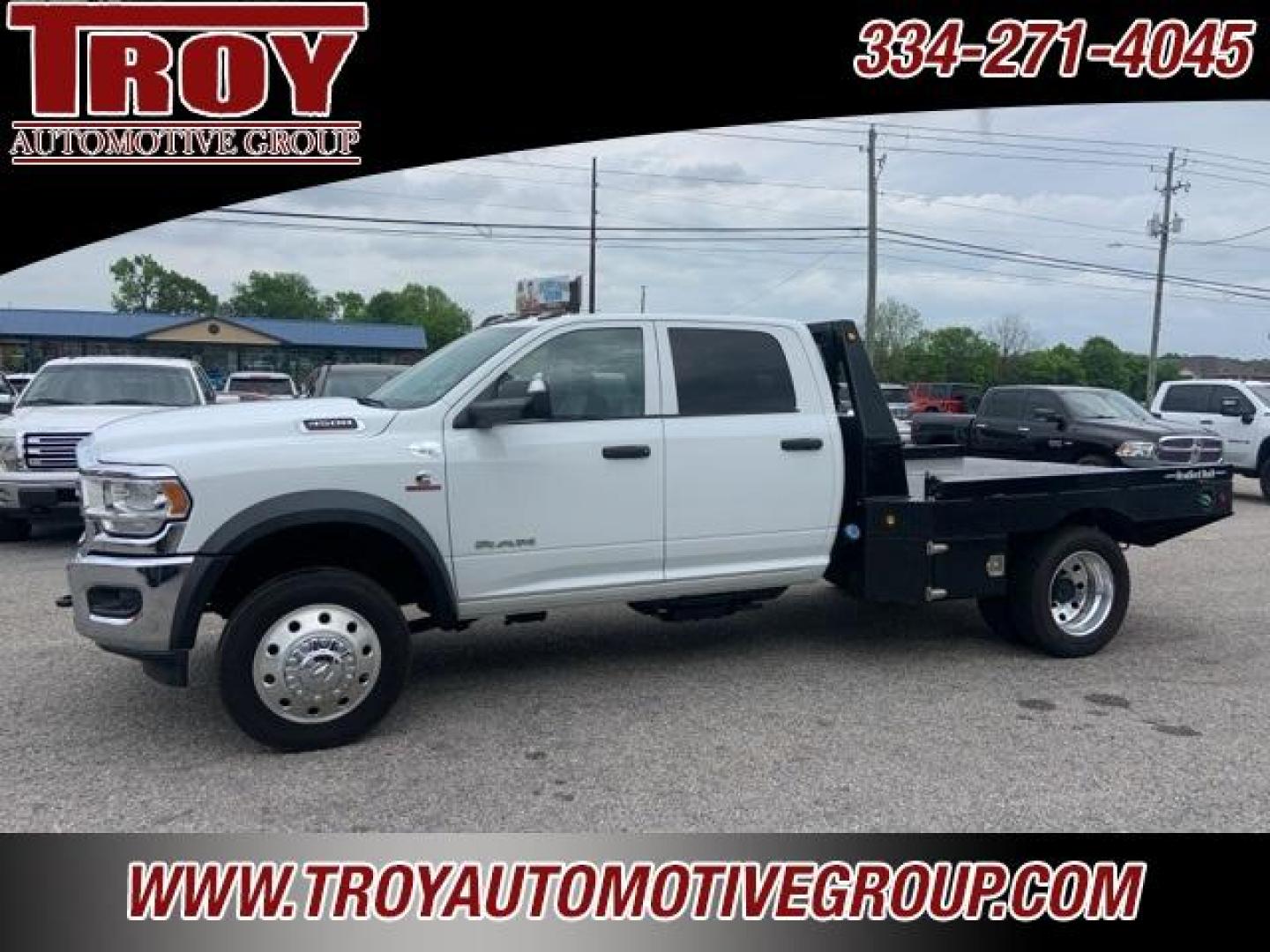 2020 Bright White Clearcoat /Black Ram 4500HD Tradesman (3C7WRLEL9LG) with an Cummins 6.7L I6 Turbodiesel engine, Automatic transmission, located at 6812 Atlanta Hwy, Montgomery, AL, 36117, (334) 271-4045, 32.382118, -86.178673 - Recent Arrival!<br>1-OWNER!!<br>Chrome Appearance Group!!<br>Factory Trailer-Brake Control!!<br>19.5 Forged Polished Aluminum Wheels!!<br>Remote Keyless Entry!!<br><br>Bright White Clearcoat 2020 Ram 4500HD 4WD Cummins 6.7L I6 Turbodiesel Aisin 6-Speed Automatic<br><br>Financing Available---Top Valu - Photo#2