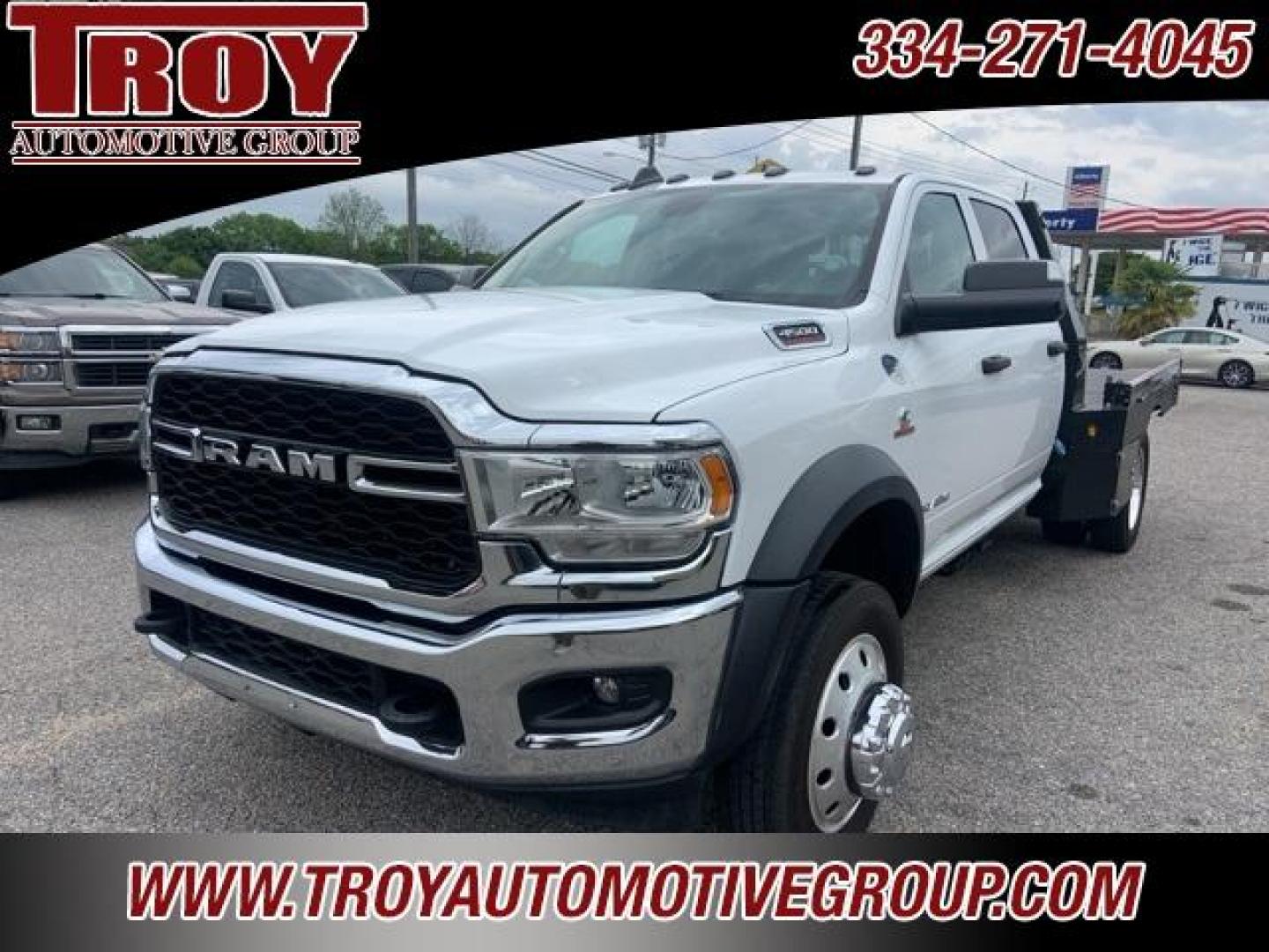 2020 Bright White Clearcoat /Black Ram 4500HD Tradesman (3C7WRLEL9LG) with an Cummins 6.7L I6 Turbodiesel engine, Automatic transmission, located at 6812 Atlanta Hwy, Montgomery, AL, 36117, (334) 271-4045, 32.382118, -86.178673 - Recent Arrival!<br>1-OWNER!!<br>Chrome Appearance Group!!<br>Factory Trailer-Brake Control!!<br>19.5 Forged Polished Aluminum Wheels!!<br>Remote Keyless Entry!!<br><br>Bright White Clearcoat 2020 Ram 4500HD 4WD Cummins 6.7L I6 Turbodiesel Aisin 6-Speed Automatic<br><br>Financing Available---Top Valu - Photo#4