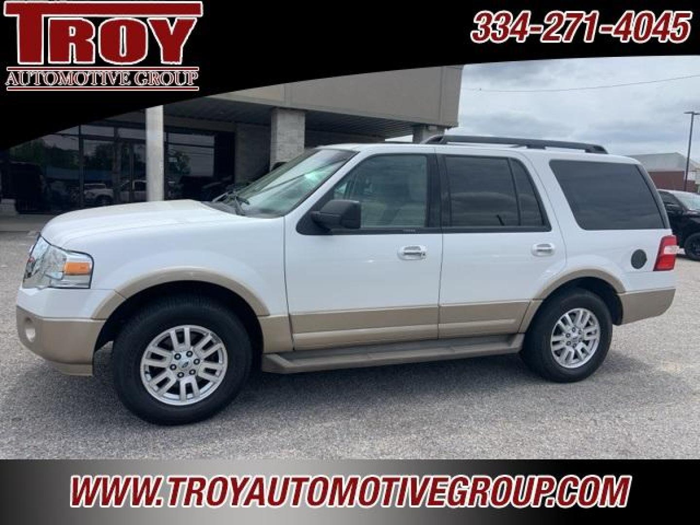 2012 Oxford White /Camel Ford Expedition (1FMJU1H58CE) with an 5.4L V8 SOHC 24V FFV engine, Automatic transmission, located at 6812 Atlanta Hwy, Montgomery, AL, 36117, (334) 271-4045, 32.382118, -86.178673 - 1-Owner!!<br>Leather!!<br>Power Sunroof!!<br>Heated/Cooled seats - Photo#2