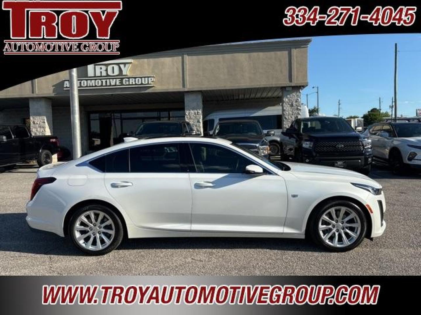 2023 Crystal White Tricoat /Whisper Beige Cadillac CT5 Luxury (1G6DW5RK1P0) with an 2.0L I4 Turbocharged DOHC 16V LEV3-SULEV30 237hp engine, Automatic transmission, located at 6812 Atlanta Hwy, Montgomery, AL, 36117, (334) 271-4045, 32.382118, -86.178673 - Priced below KBB Fair Purchase Price!<br><br>Crystal White Tricoat 2023 Cadillac CT5 Luxury RWD 2.0L I4 Turbocharged DOHC 16V LEV3-SULEV30 237hp 10-Speed Automatic<br><br>Financing Available---Top Value for Trades.<br><br>Odometer is 11031 miles below market average! 23/33 City/Highway MPG - Photo#2