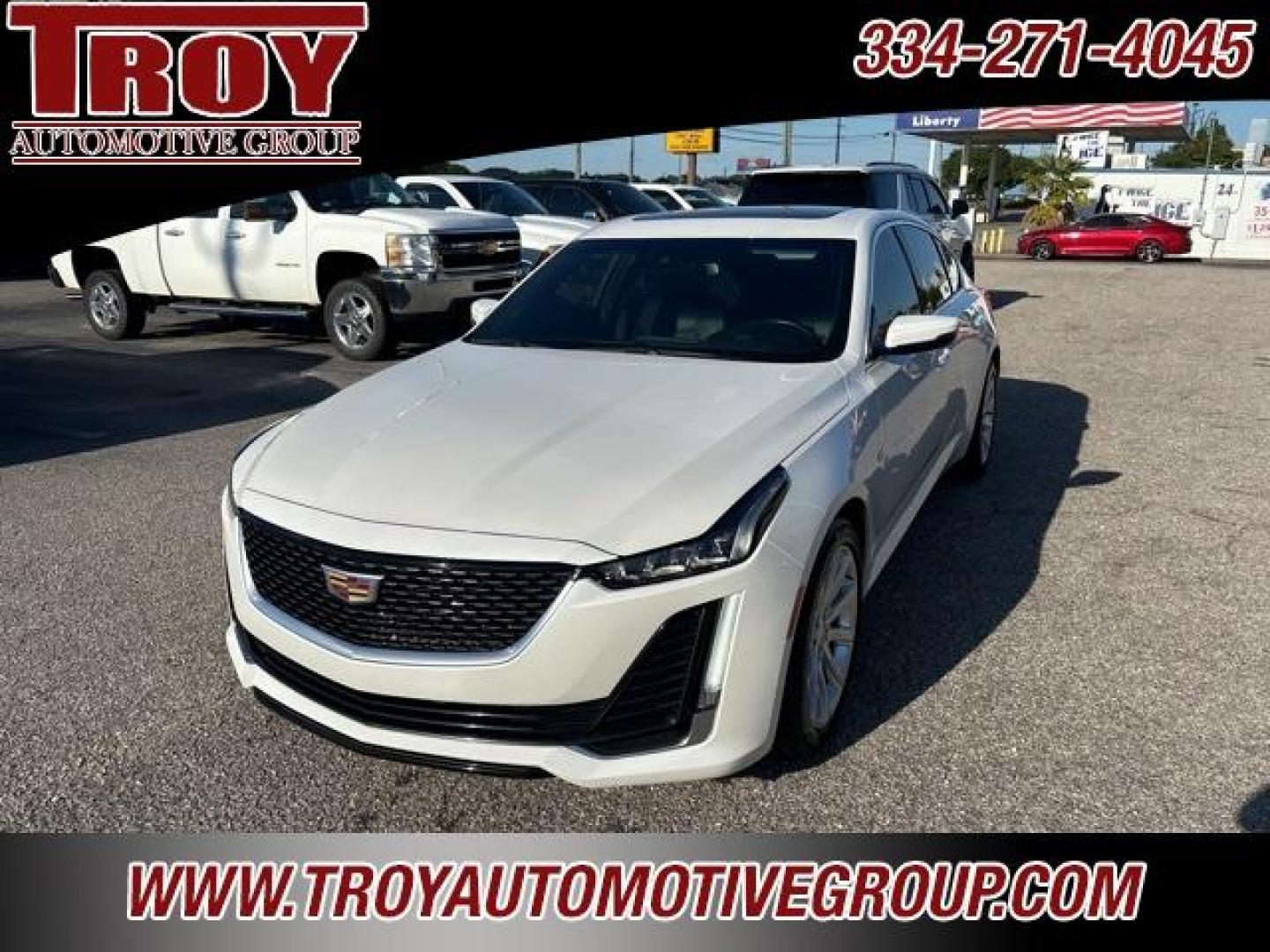 2023 Crystal White Tricoat /Whisper Beige Cadillac CT5 Luxury (1G6DW5RK1P0) with an 2.0L I4 Turbocharged DOHC 16V LEV3-SULEV30 237hp engine, Automatic transmission, located at 6812 Atlanta Hwy, Montgomery, AL, 36117, (334) 271-4045, 32.382118, -86.178673 - Priced below KBB Fair Purchase Price!<br><br>Crystal White Tricoat 2023 Cadillac CT5 Luxury RWD 2.0L I4 Turbocharged DOHC 16V LEV3-SULEV30 237hp 10-Speed Automatic<br><br>Financing Available---Top Value for Trades.<br><br>Odometer is 11031 miles below market average! 23/33 City/Highway MPG - Photo#6