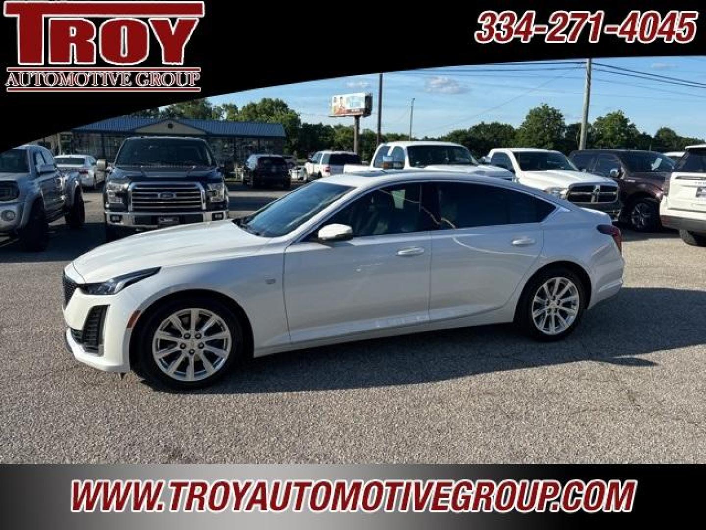 2023 Crystal White Tricoat /Whisper Beige Cadillac CT5 Luxury (1G6DW5RK1P0) with an 2.0L I4 Turbocharged DOHC 16V LEV3-SULEV30 237hp engine, Automatic transmission, located at 6812 Atlanta Hwy, Montgomery, AL, 36117, (334) 271-4045, 32.382118, -86.178673 - Priced below KBB Fair Purchase Price!<br><br>Crystal White Tricoat 2023 Cadillac CT5 Luxury RWD 2.0L I4 Turbocharged DOHC 16V LEV3-SULEV30 237hp 10-Speed Automatic<br><br>Financing Available---Top Value for Trades.<br><br>Odometer is 11031 miles below market average! 23/33 City/Highway MPG - Photo#7