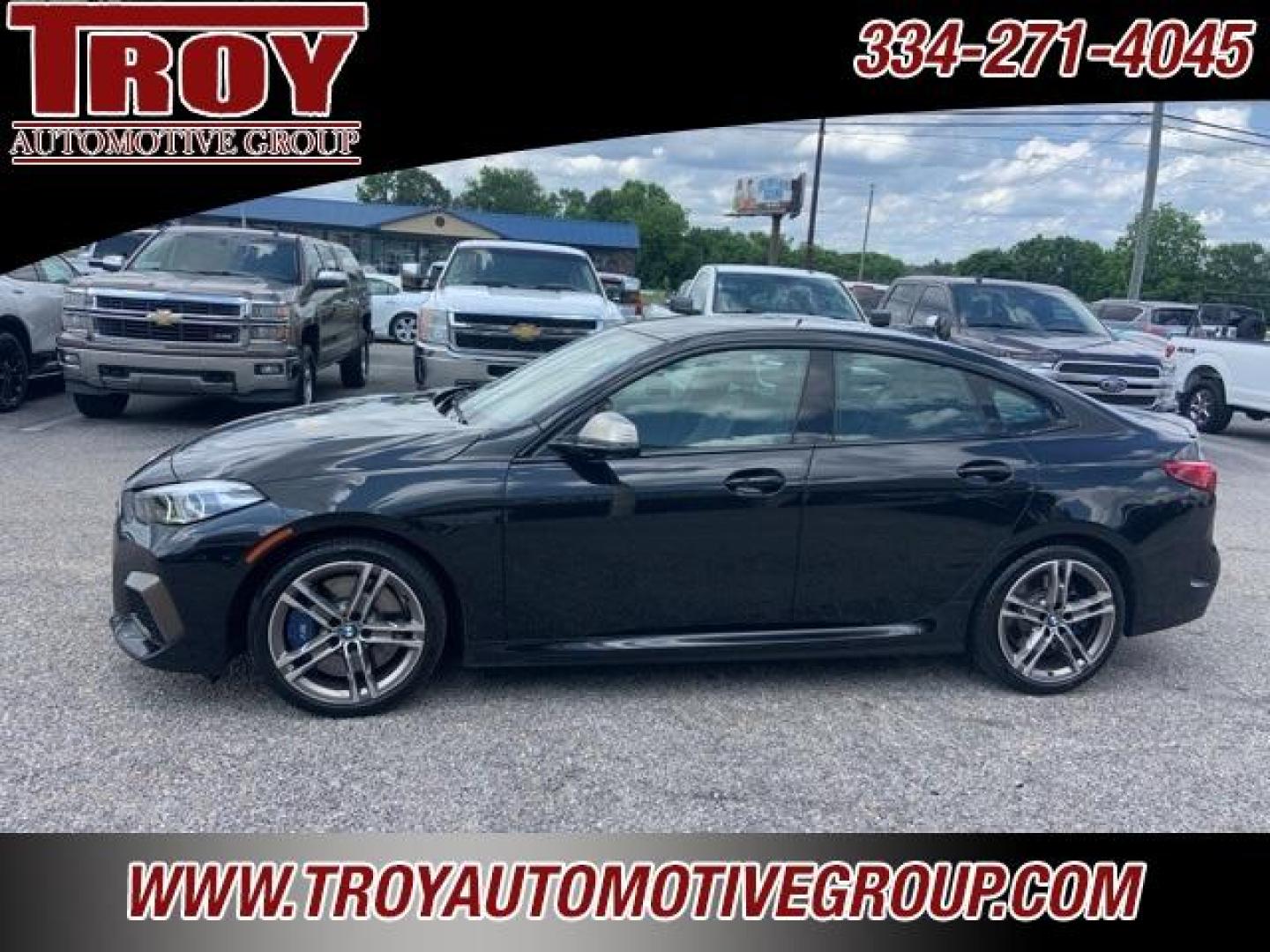 2020 Black Sapphire Metallic /Cognac BMW 2 Series M235i Gran Coupe xDrive (WBA13AL06L7) with an 2.0L 4-Cylinder engine, Automatic transmission, located at 6812 Atlanta Hwy, Montgomery, AL, 36117, (334) 271-4045, 32.382118, -86.178673 - 1-Owner!!<br>2-Master Keys!! - Photo#2