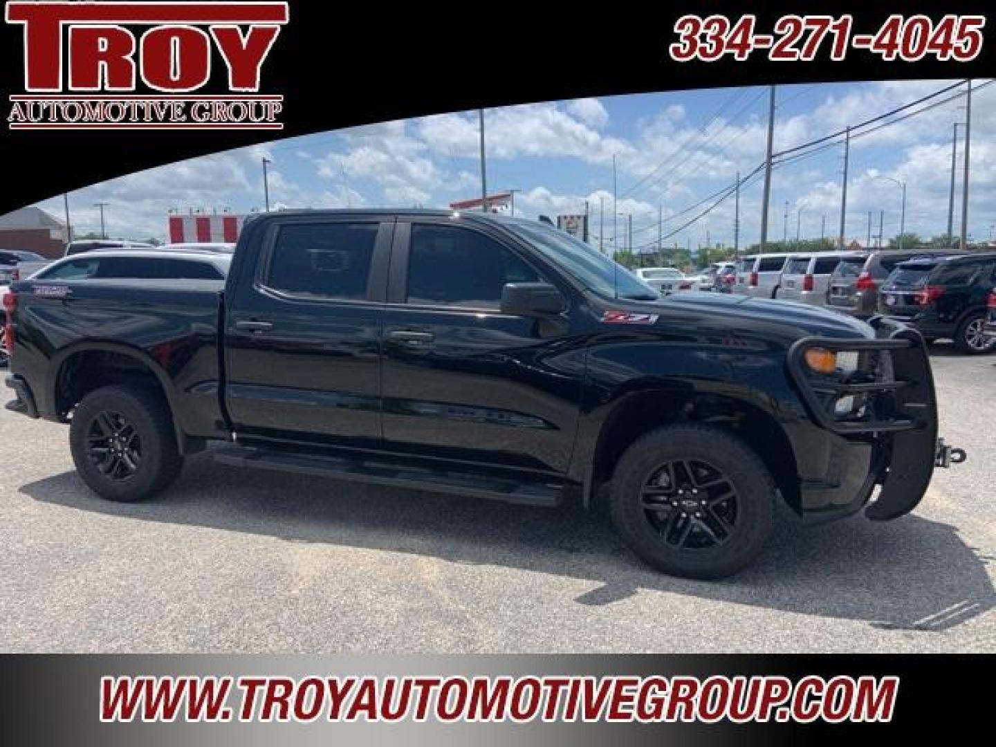 2021 Black /Jet Black Chevrolet Silverado 1500 Custom Trail Boss (3GCPYCEF1MG) with an EcoTec3 5.3L V8 engine, Automatic transmission, located at 6812 Atlanta Hwy, Montgomery, AL, 36117, (334) 271-4045, 32.382118, -86.178673 - 1-Owner!!<br>Full Police Package Truck!!<br>Lights-Sirens-CB!!<br>HDX Brush Guard!!<br>Winch!!<br>Flip Up Bedcover!! - Photo#9