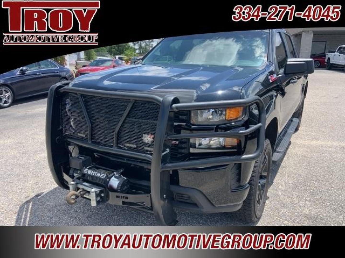 2021 Black /Jet Black Chevrolet Silverado 1500 Custom Trail Boss (3GCPYCEF1MG) with an EcoTec3 5.3L V8 engine, Automatic transmission, located at 6812 Atlanta Hwy, Montgomery, AL, 36117, (334) 271-4045, 32.382118, -86.178673 - 1-Owner!!<br>Full Police Package Truck!!<br>Lights-Sirens-CB!!<br>HDX Brush Guard!!<br>Winch!!<br>Flip Up Bedcover!! - Photo#4