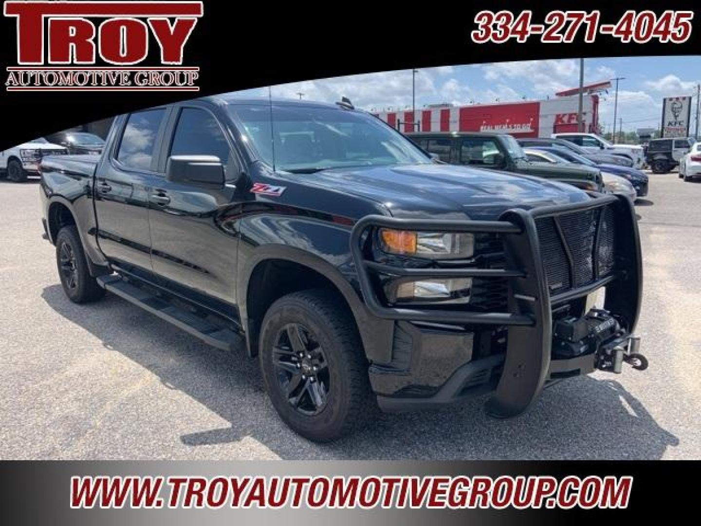 2021 Black /Jet Black Chevrolet Silverado 1500 Custom Trail Boss (3GCPYCEF1MG) with an EcoTec3 5.3L V8 engine, Automatic transmission, located at 6812 Atlanta Hwy, Montgomery, AL, 36117, (334) 271-4045, 32.382118, -86.178673 - 1-Owner!!<br>Full Police Package Truck!!<br>Lights-Sirens-CB!!<br>HDX Brush Guard!!<br>Winch!!<br>Flip Up Bedcover!! - Photo#7