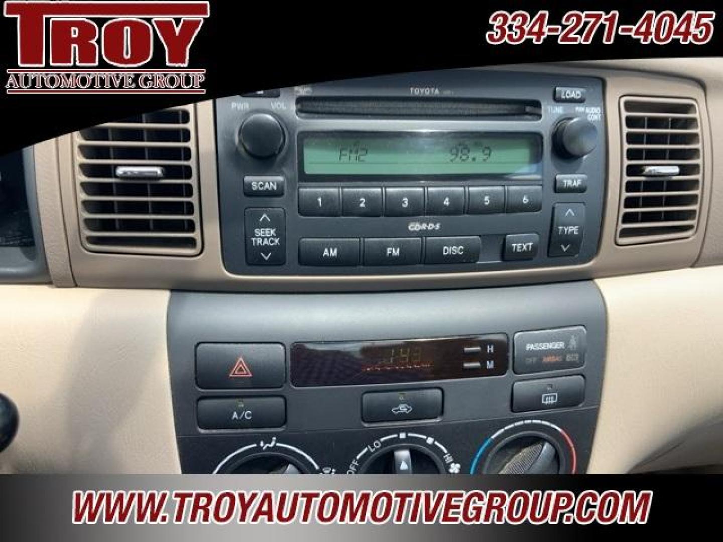 2008 Desert Sand Mica /Beige Toyota Corolla LE (1NXBR32E68Z) with an 1.8L I4 SMPI DOHC engine, Automatic transmission, located at 6812 Atlanta Hwy, Montgomery, AL, 36117, (334) 271-4045, 32.382118, -86.178673 - 1-Owner!!<br>LE Package!!<br>Only 60k!!<br>Some paint fading !! - Photo#40