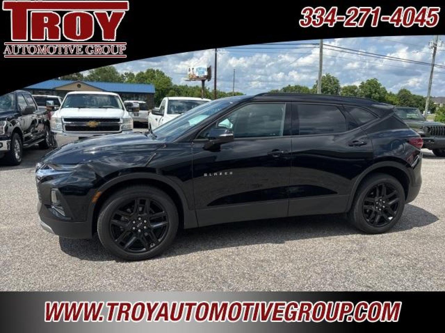 2020 Black /Jet Black Chevrolet Blazer LT (3GNKBCRS8LS) with an 3.6L V6 SIDI DOHC VVT engine, Automatic transmission, located at 6812 Atlanta Hwy, Montgomery, AL, 36117, (334) 271-4045, 32.382118, -86.178673 - Photo#2