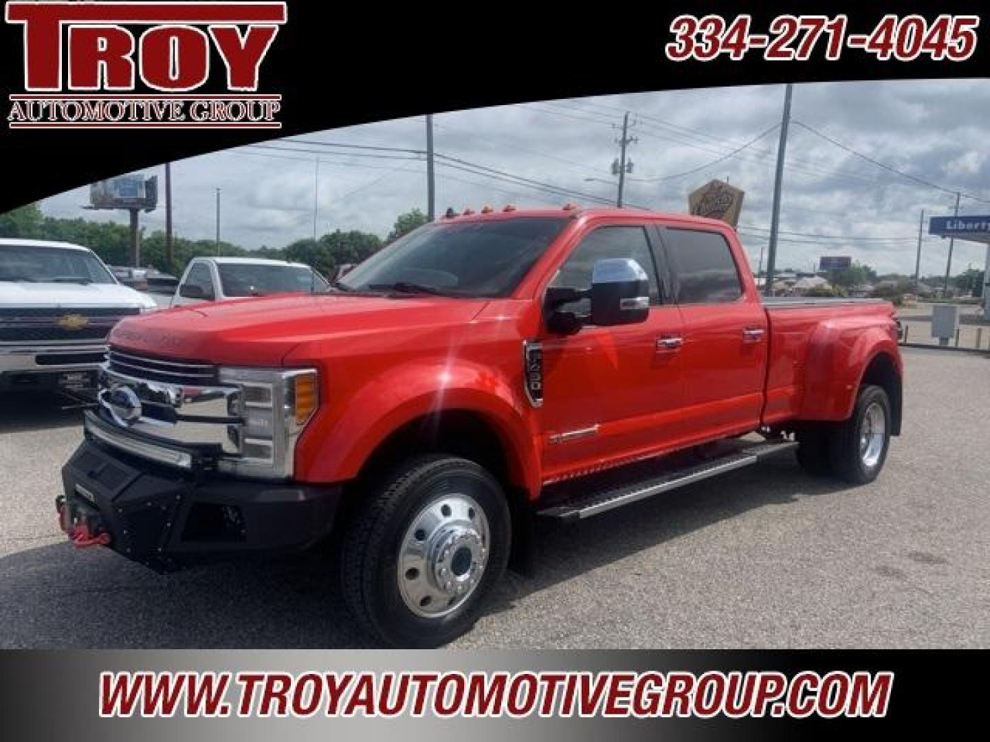 2019 Race Red /Black Ford F-450SD (1FT8W4DT2KE) with an Power Stroke 6.7L V8 DI 32V OHV Turbodiesel engine, Automatic transmission, located at 6812 Atlanta Hwy, Montgomery, AL, 36117, (334) 271-4045, 32.382118, -86.178673 - 1-Owner!!<br>Hard Loaded w/Panoramic Sunroof!! $1,295.00<br>Ultimate Lariat Package!! Heated/Cooled Seats! $3,355.00<br>Tow Technology Package!! $1,970.00<br>FX4 Package!! $400.00<br>Chrome Package!! $1,125.00<br>Quad Beam Led Headlights!! $1,080.00<br>Blind Spot Info!! $540.00<br>Tough Spray In Be - Photo#2