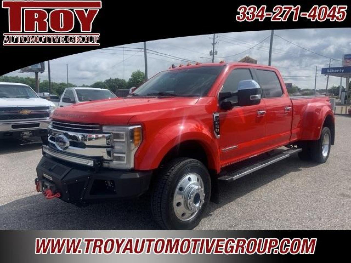 2019 Race Red /Black Ford F-450SD (1FT8W4DT2KE) with an Power Stroke 6.7L V8 DI 32V OHV Turbodiesel engine, Automatic transmission, located at 6812 Atlanta Hwy, Montgomery, AL, 36117, (334) 271-4045, 32.382118, -86.178673 - 1-Owner!!<br>Hard Loaded w/Panoramic Sunroof!! $1,295.00<br>Ultimate Lariat Package!! Heated/Cooled Seats! $3,355.00<br>Tow Technology Package!! $1,970.00<br>FX4 Package!! $400.00<br>Chrome Package!! $1,125.00<br>Quad Beam Led Headlights!! $1,080.00<br>Blind Spot Info!! $540.00<br>Tough Spray In Be - Photo#3