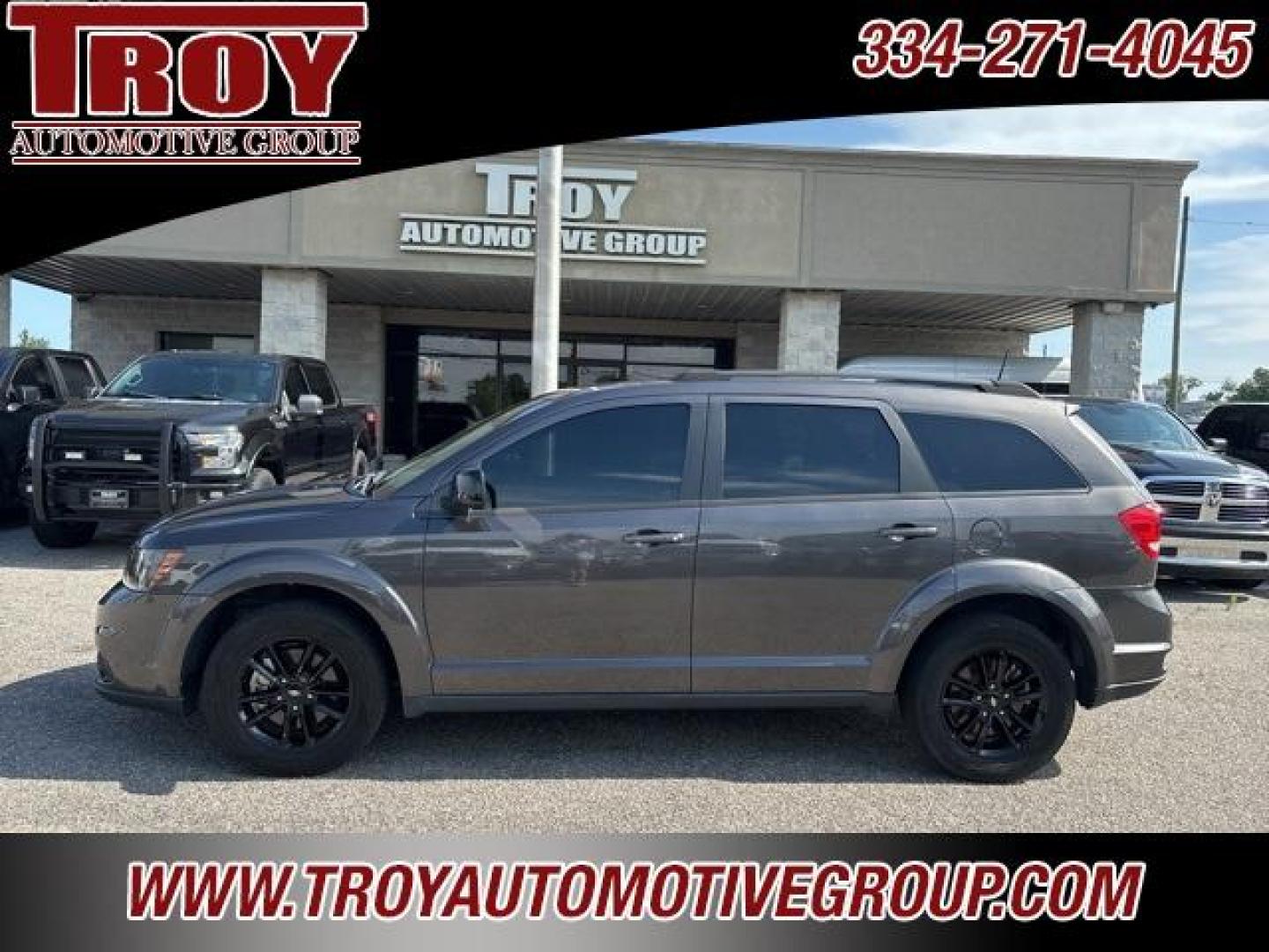 2019 Granite Crystal Metallic Clearcoat /Black Dodge Journey SE (3C4PDCBB2KT) with an 2.4L I4 DOHC 16V Dual VVT engine, Automatic transmission, located at 6812 Atlanta Hwy, Montgomery, AL, 36117, (334) 271-4045, 32.382118, -86.178673 - 3rd Seat!! - Photo#0