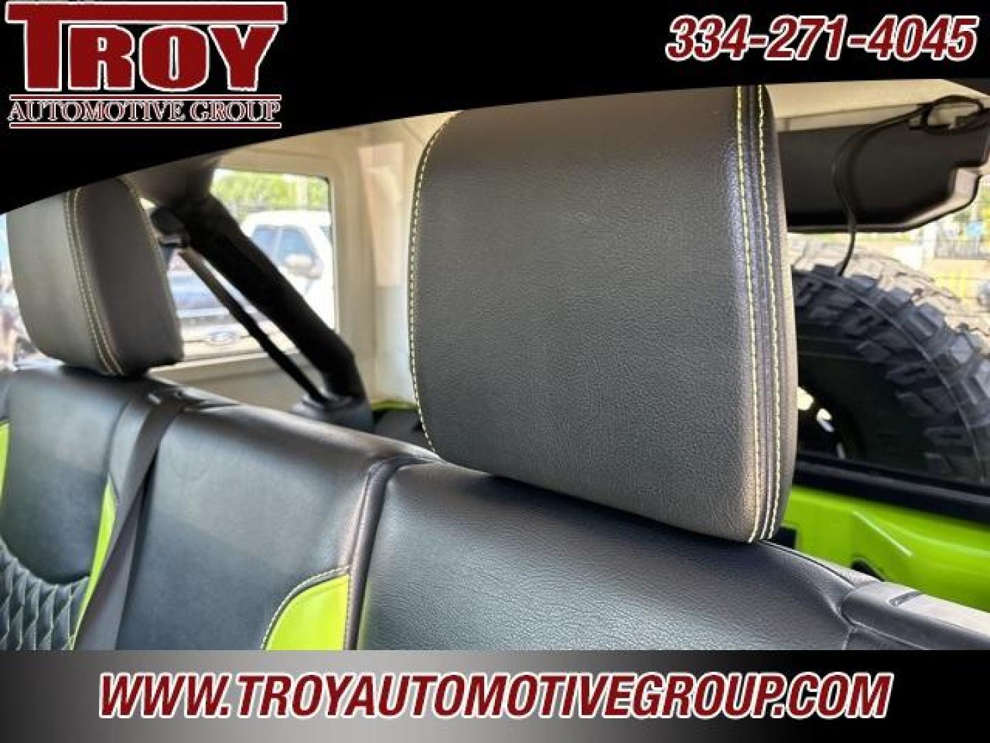 2013 Gecko Pearlcoat /Black Interior Jeep Wrangler Unlimited Sport S (1C4BJWDG1DL) with an 3.6L V6 24V VVT engine, Automatic transmission, located at 6812 Atlanta Hwy, Montgomery, AL, 36117, (334) 271-4045, 32.382118, -86.178673 - Custom Leather Interior!!<br>Full Size Matching Spare!! 37 Tire!!<br><br>Financing Available---Top Value for Trades.<br><br>Odometer is 10007 miles below market average! - Photo#37