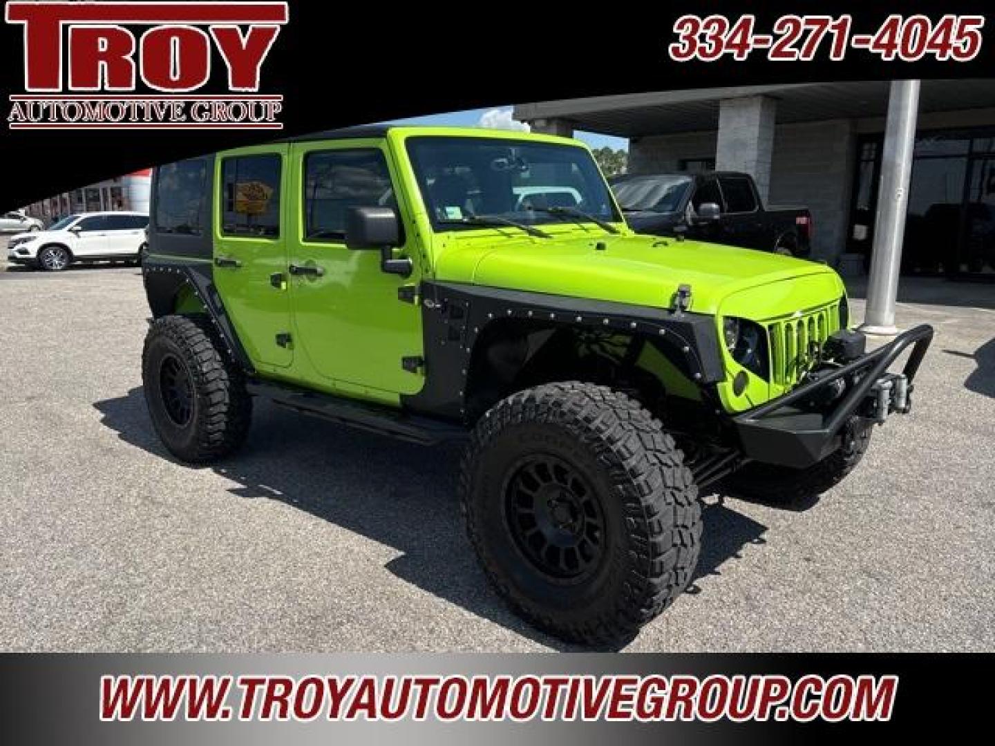 2013 Gecko Pearlcoat /Black Interior Jeep Wrangler Unlimited Sport S (1C4BJWDG1DL) with an 3.6L V6 24V VVT engine, Automatic transmission, located at 6812 Atlanta Hwy, Montgomery, AL, 36117, (334) 271-4045, 32.382118, -86.178673 - Custom Leather Interior!!<br>Full Size Matching Spare!! 37 Tire!!<br><br>Financing Available---Top Value for Trades.<br><br>Odometer is 10007 miles below market average! - Photo#7