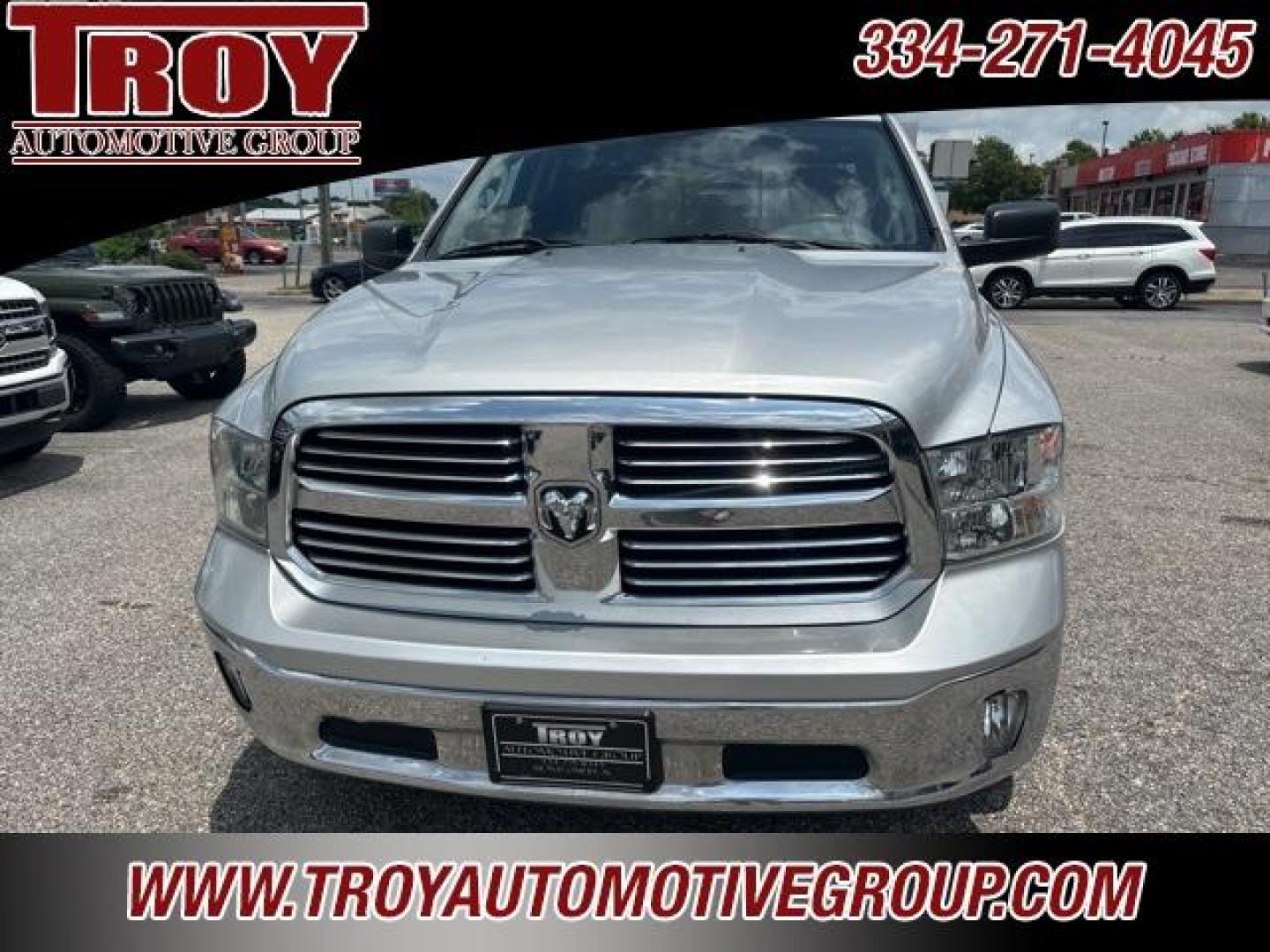 2015 Bright Silver Metallic Clearcoat /Diesel Gray/Black Ram 1500 Big Horn (1C6RR7GT1FS) with an HEMI 5.7L V8 Multi Displacement VVT engine, Automatic transmission, located at 6812 Atlanta Hwy, Montgomery, AL, 36117, (334) 271-4045, 32.382118, -86.178673 - Photo#4