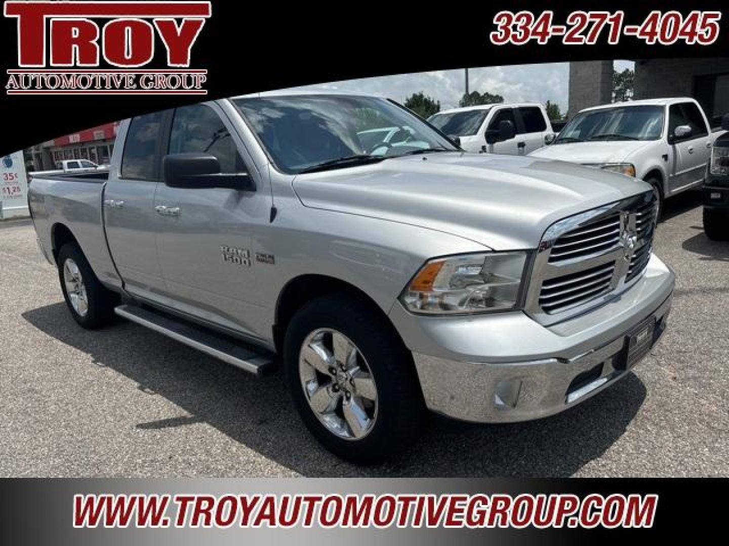 2015 Bright Silver Metallic Clearcoat /Diesel Gray/Black Ram 1500 Big Horn (1C6RR7GT1FS) with an HEMI 5.7L V8 Multi Displacement VVT engine, Automatic transmission, located at 6812 Atlanta Hwy, Montgomery, AL, 36117, (334) 271-4045, 32.382118, -86.178673 - Photo#6