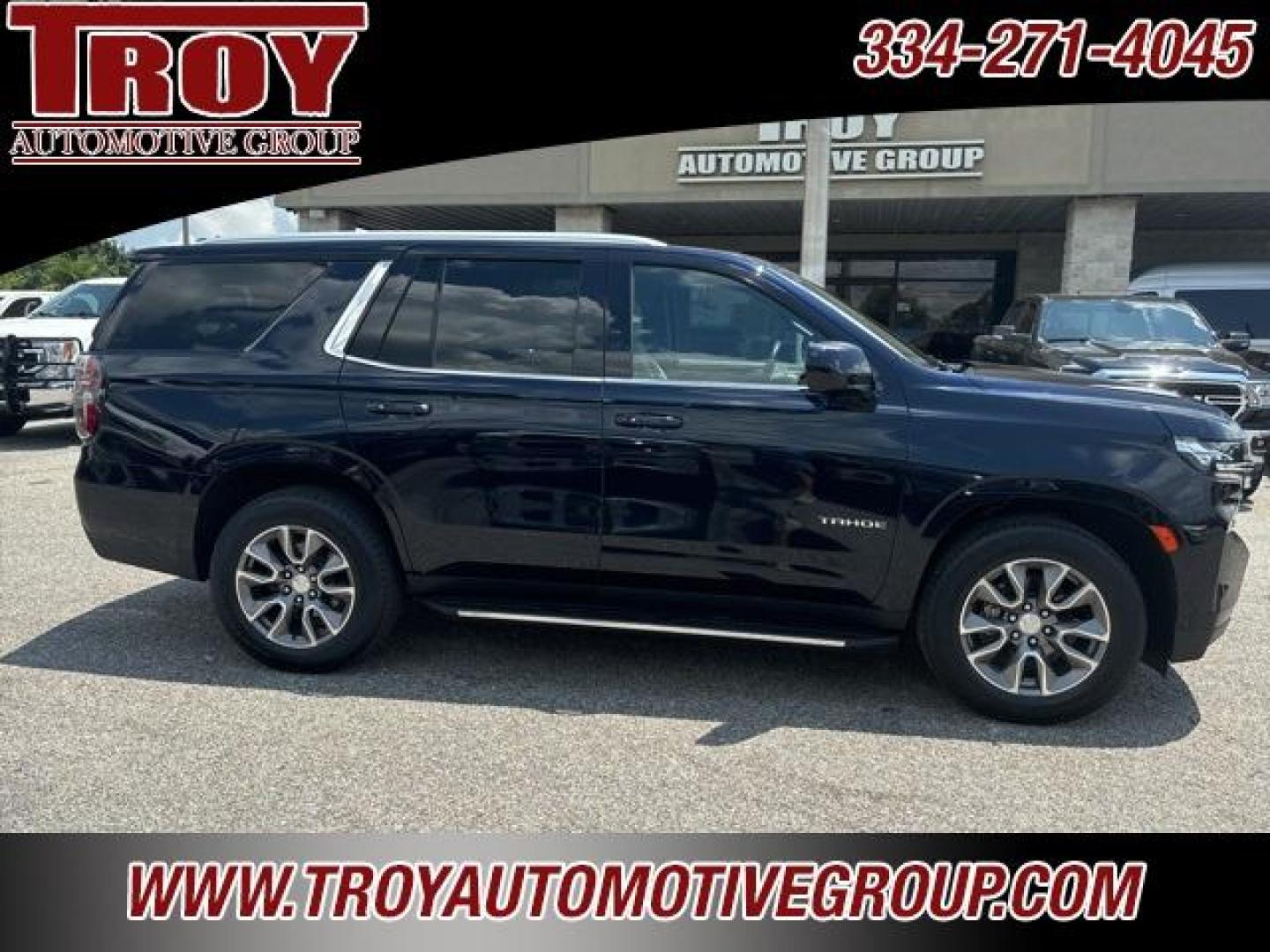 2021 Midnight Blue Metallic /Gideon/Very Dark Atmosphere Chevrolet Tahoe LS (1GNSCMKD0MR) with an EcoTec3 5.3L V8 engine, Automatic transmission, located at 6812 Atlanta Hwy, Montgomery, AL, 36117, (334) 271-4045, 32.382118, -86.178673 - 1-Owner!<br>3rd Seat!!<br>20 Premium Wheels!!<br>Tow Package!!<br>Dual Power Front Seats!!<br>Back Up Camera!!<br>Remote Start!! - Photo#8