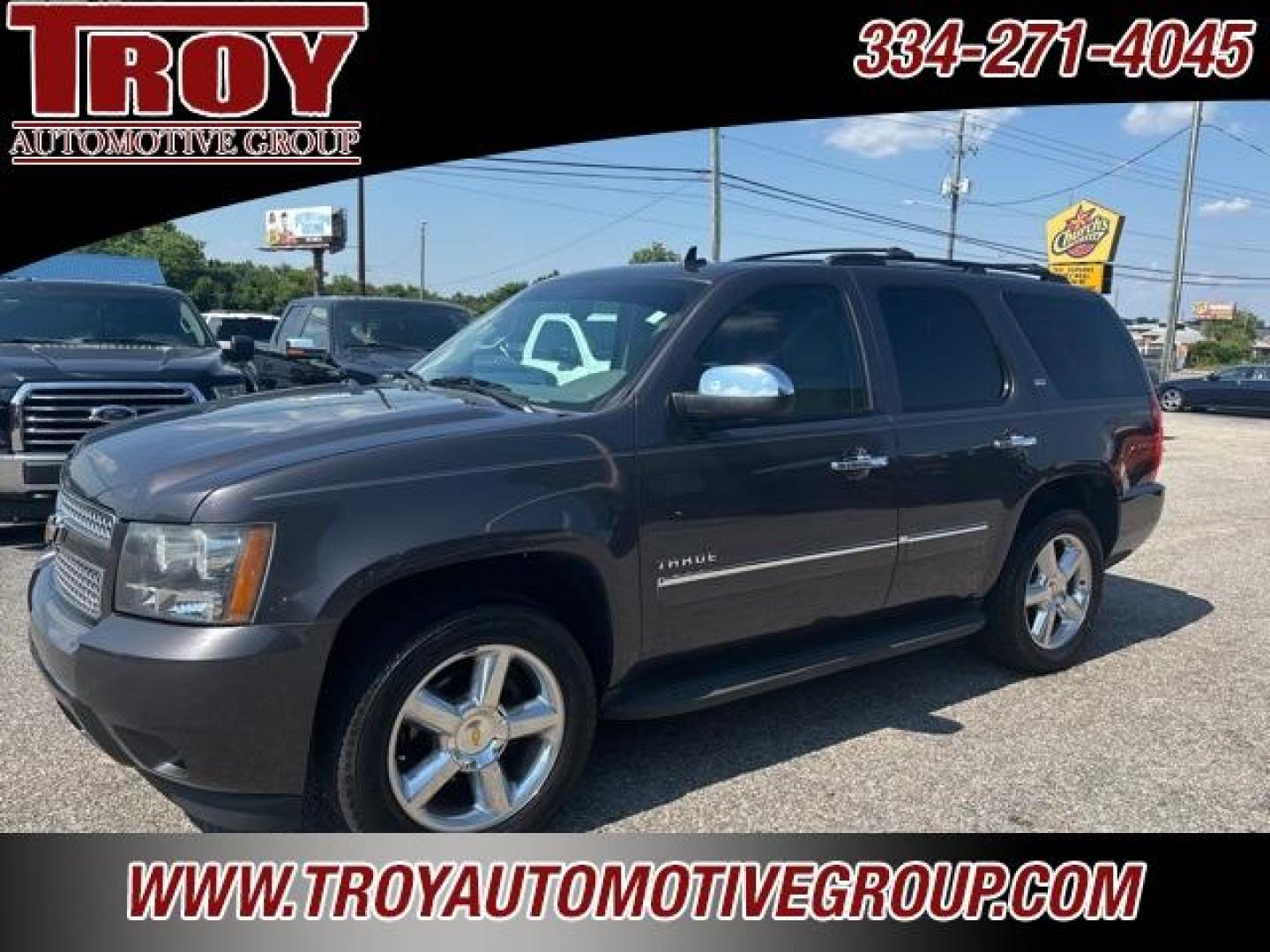 2011 Taupe Gray Metallic /Light Titanium/Dark Titanium Chevrolet Tahoe LTZ (1GNSCCE01BR) with an Vortec 5.3L V8 SFI Flex Fuel Iron Block engine, Automatic transmission, located at 6812 Atlanta Hwy, Montgomery, AL, 36117, (334) 271-4045, 32.382118, -86.178673 - Power Sunroof!!<br>TV/DVD!!<br>Rear Bucket Seats!!<br>Navigation!!<br>Tow Package!! - Photo#3