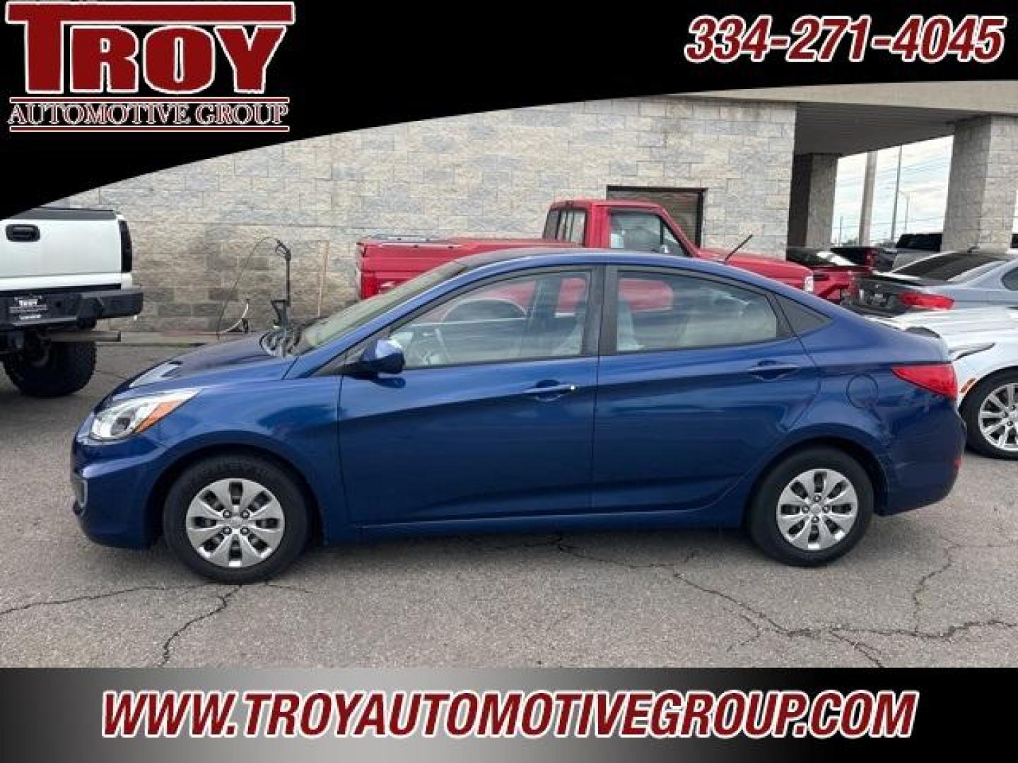 2017 Pacific Blue Pearl /Gray Hyundai Accent SE (KMHCT4AE5HU) with an 1.6L I4 engine, Automatic transmission, located at 6812 Atlanta Hwy, Montgomery, AL, 36117, (334) 271-4045, 32.382118, -86.178673 - Photo#0