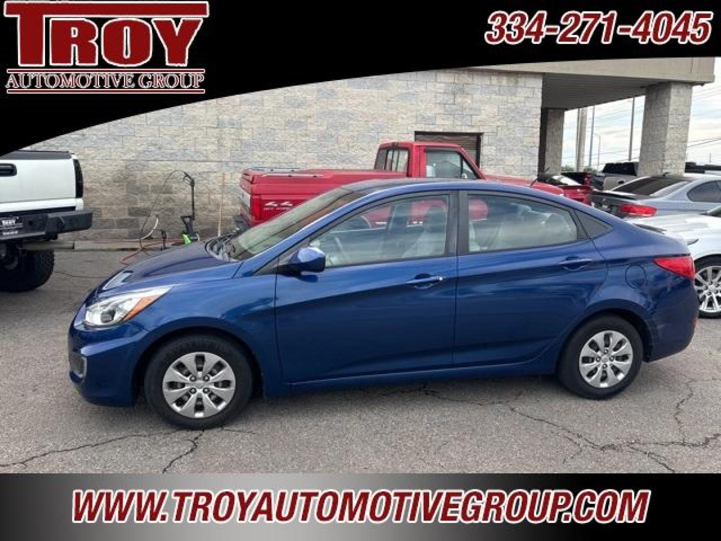 2017 Pacific Blue Pearl /Gray Hyundai Accent SE (KMHCT4AE5HU) with an 1.6L I4 engine, Automatic transmission, located at 6812 Atlanta Hwy, Montgomery, AL, 36117, (334) 271-4045, 32.382118, -86.178673 - Photo#1