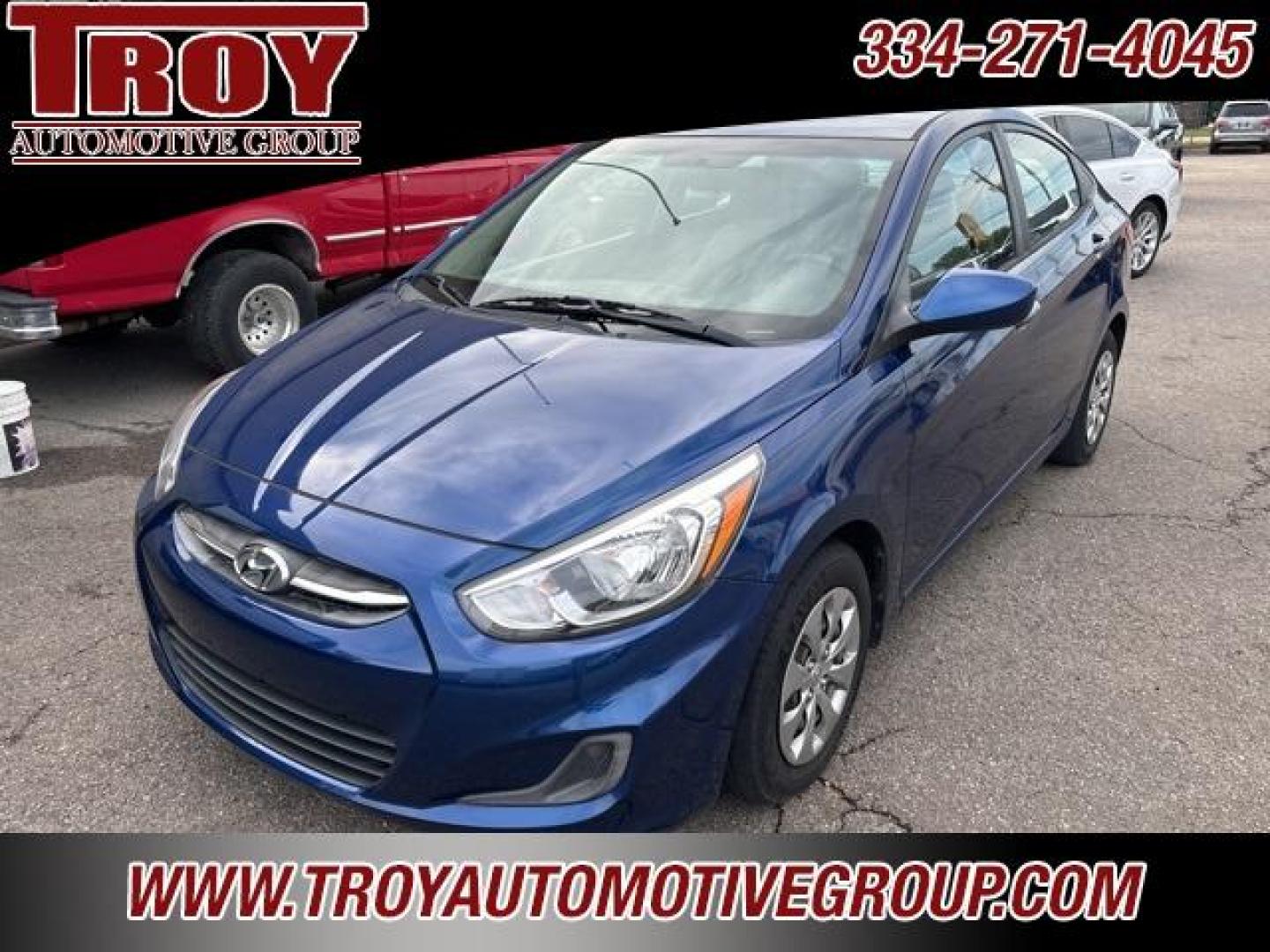 2017 Pacific Blue Pearl /Gray Hyundai Accent SE (KMHCT4AE5HU) with an 1.6L I4 engine, Automatic transmission, located at 6812 Atlanta Hwy, Montgomery, AL, 36117, (334) 271-4045, 32.382118, -86.178673 - Photo#3