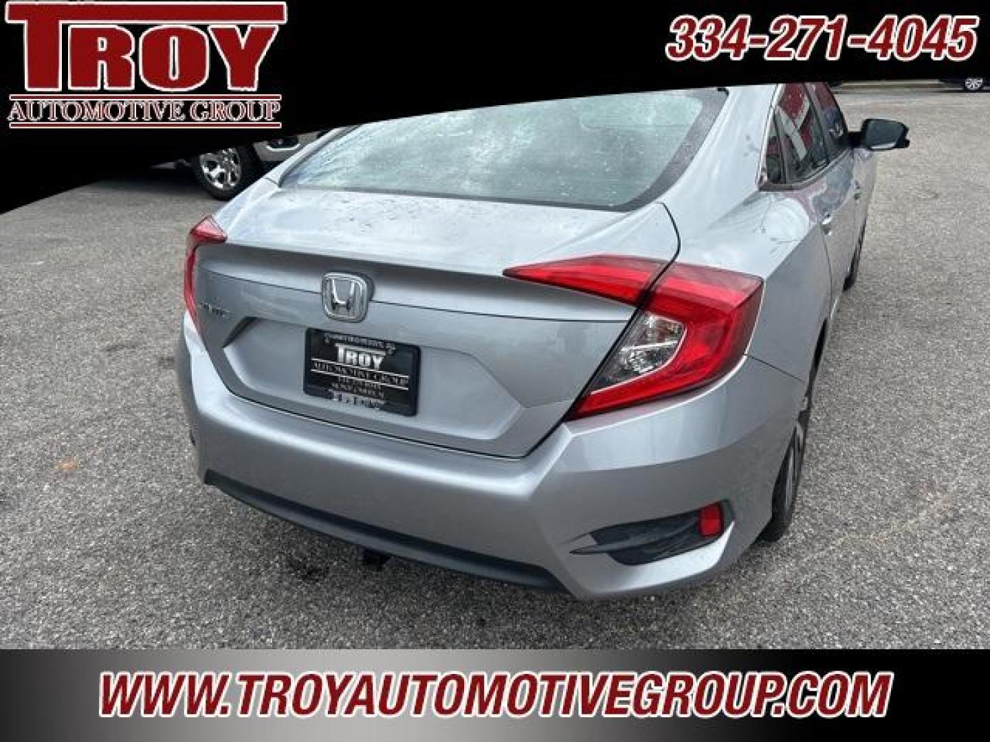 2016 Lunar Silver Metallic /Gray Honda Civic EX (19XFC2F78GE) with an 2.0L I4 DOHC 16V i-VTEC engine, CVT transmission, located at 6812 Atlanta Hwy, Montgomery, AL, 36117, (334) 271-4045, 32.382118, -86.178673 - Photo#9