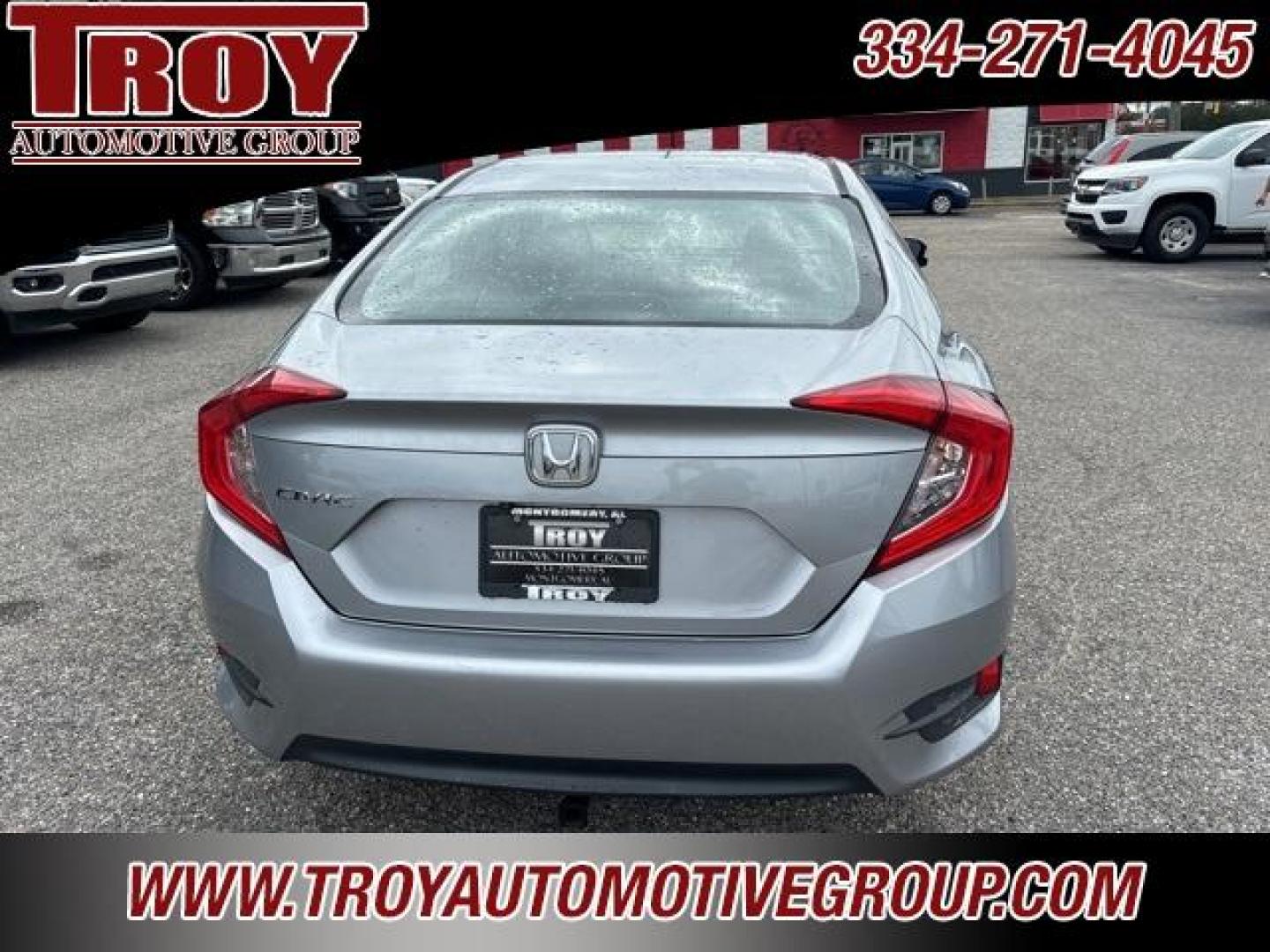 2016 Lunar Silver Metallic /Gray Honda Civic EX (19XFC2F78GE) with an 2.0L I4 DOHC 16V i-VTEC engine, CVT transmission, located at 6812 Atlanta Hwy, Montgomery, AL, 36117, (334) 271-4045, 32.382118, -86.178673 - Photo#10