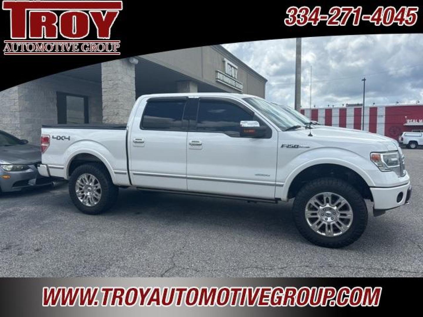 2014 White Platinum Metallic Tri-Coat /Black Ford F-150 (1FTFW1ET0EF) with an 3.5L V6 engine, Automatic transmission, located at 6812 Atlanta Hwy, Montgomery, AL, 36117, (334) 271-4045, 32.382118, -86.178673 - Platinum Package!! - Photo#0