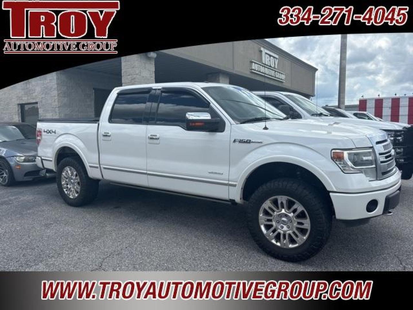 2014 White Platinum Metallic Tri-Coat /Black Ford F-150 (1FTFW1ET0EF) with an 3.5L V6 engine, Automatic transmission, located at 6812 Atlanta Hwy, Montgomery, AL, 36117, (334) 271-4045, 32.382118, -86.178673 - Platinum Package!! - Photo#1