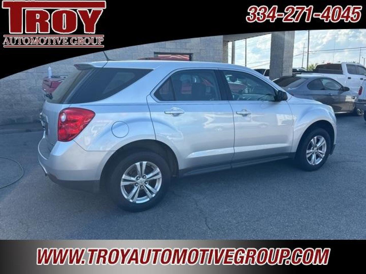 2012 Silver Ice Metallic /Jet Black Chevrolet Equinox LS (2GNALBEK0C1) with an 2.4L 4-Cylinder SIDI DOHC engine, Automatic transmission, located at 6812 Atlanta Hwy, Montgomery, AL, 36117, (334) 271-4045, 32.382118, -86.178673 - Photo#2