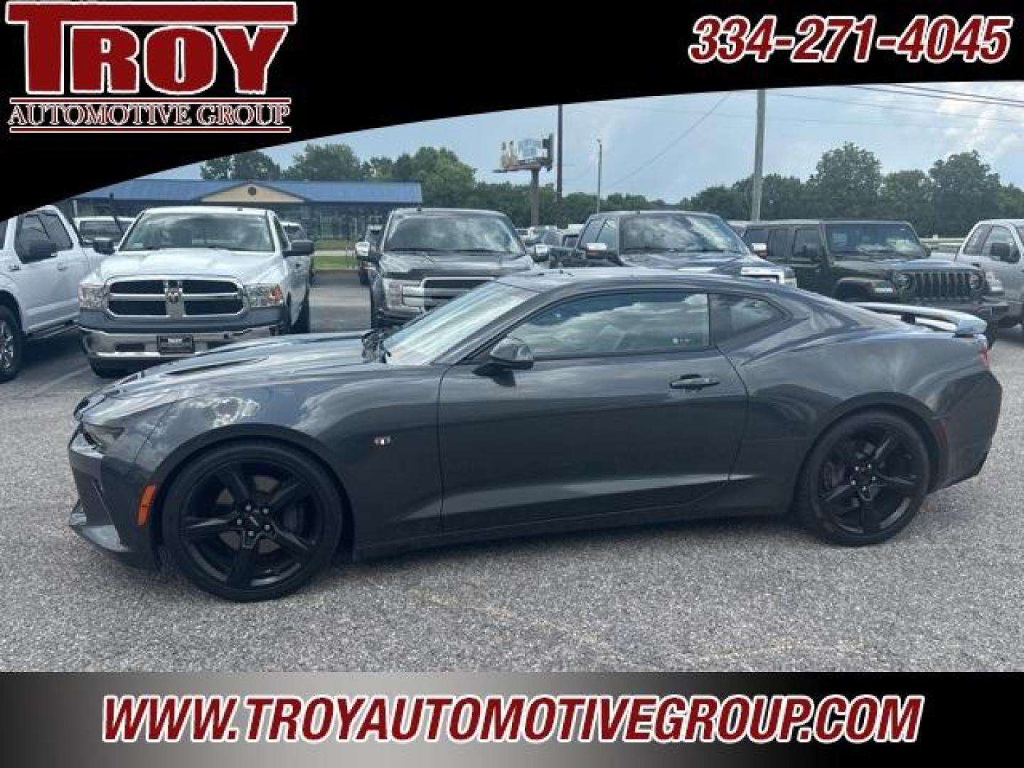 2016 Nightfall Gray Metallic /Jet Black Chevrolet Camaro SS (1G1FH1R77G0) with an 6.2L V8 engine, Automatic transmission, located at 6812 Atlanta Hwy, Montgomery, AL, 36117, (334) 271-4045, 32.382118, -86.178673 - Headers!!<br>Cammed!!<br>Exhaust!!<br> - Photo#0