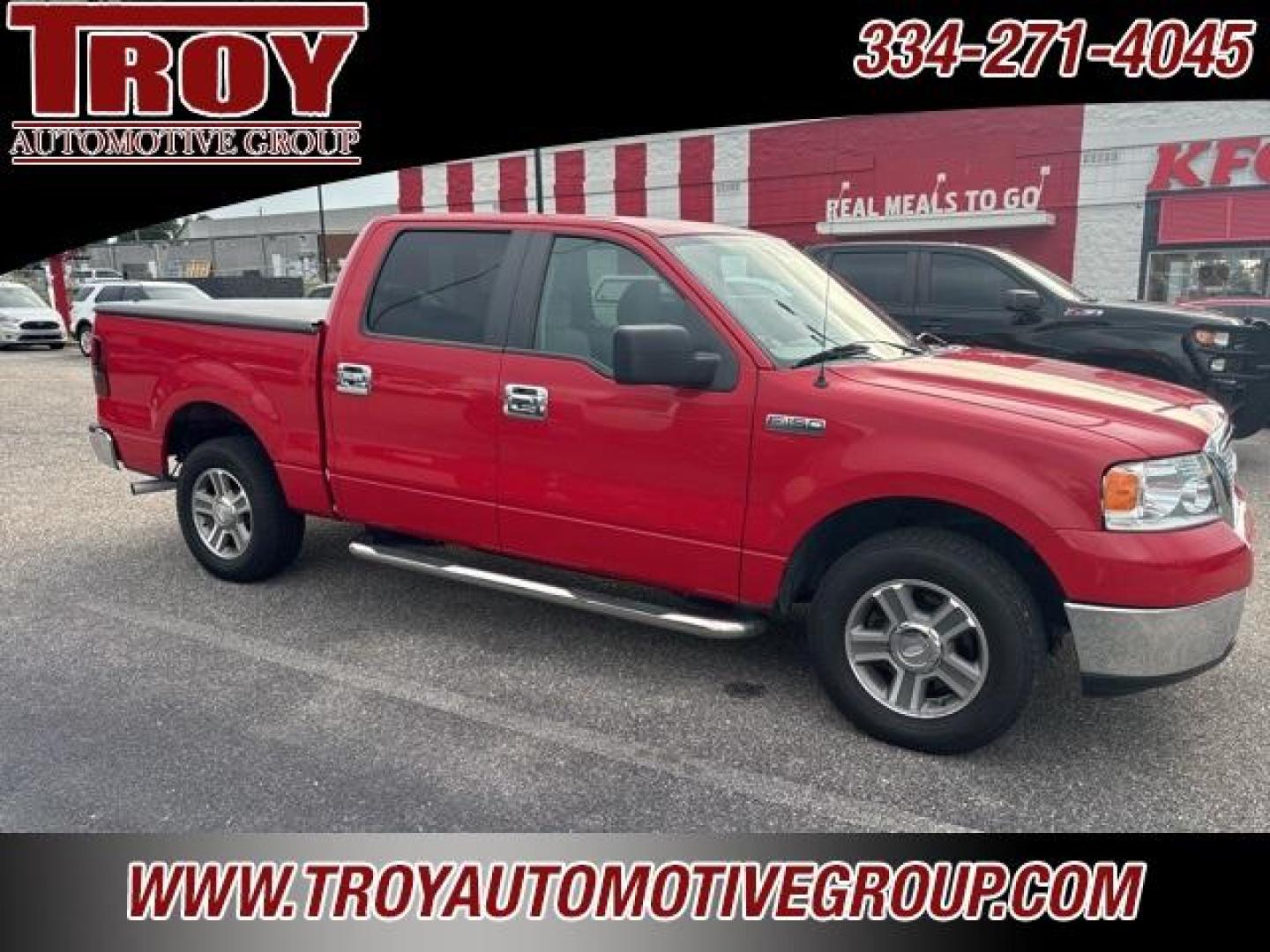 2008 Bright Red Clearcoat /Medium Flint Ford F-150 XLT (1FTRW12W88F) with an 4.6L V8 EFI engine, Automatic transmission, located at 6812 Atlanta Hwy, Montgomery, AL, 36117, (334) 271-4045, 32.382118, -86.178673 - Photo#7