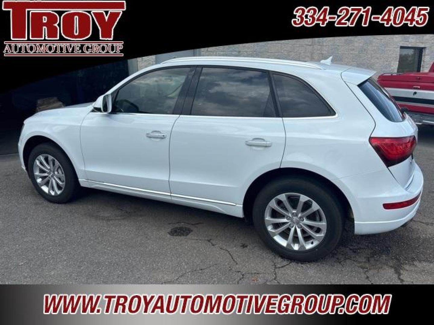 2015 Glacier White Metallic /Pistachio Beige Audi Q5 2.0T Premium Plus (WA1CFAFP4FA) with an 2.0L 4-Cylinder TFSI engine, Automatic transmission, located at 6812 Atlanta Hwy, Montgomery, AL, 36117, (334) 271-4045, 32.382118, -86.178673 - Recent Arrival!<br><br>Glacier White Metallic 2015 Audi Q5 2.0T Premium Plus quattro quattro 2.0L 4-Cylinder TFSI 8-Speed Automatic with Tiptronic<br><br>Financing Available---Top Value for Trades.<br><br>20/28 City/Highway MPG<br><br><br>Awards:<br> * 2015 IIHS Top Safety Pick+ * 2015 KBB.com 10 - Photo#2