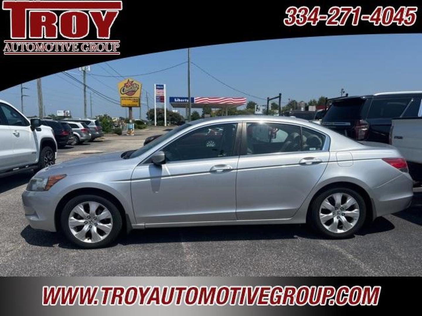 2009 Alabaster Silver Metallic /Gray Honda Accord EX-L (1HGCP26829A) with an 2.4L I4 DOHC i-VTEC 16V engine, Automatic transmission, located at 6812 Atlanta Hwy, Montgomery, AL, 36117, (334) 271-4045, 32.382118, -86.178673 - 1-Owner!!<br>3-Keys!! - Photo#0