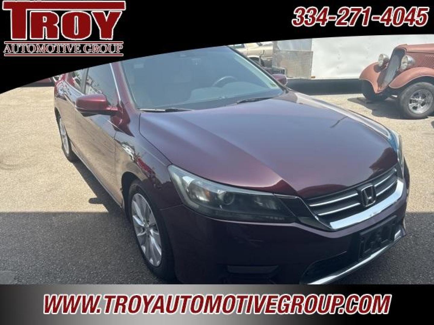 2014 Basque Red Pearl II /Parchment Honda Accord EX-L (1HGCR2F81EA) with an 2.4L I4 DOHC i-VTEC 16V engine, CVT transmission, located at 6812 Atlanta Hwy, Montgomery, AL, 36117, (334) 271-4045, 32.382118, -86.178673 - San Marino Red 2014 Honda Accord EX-L FWD 2.4L I4 DOHC i-VTEC 16V CVT<br><br>Financing Available---Top Value for Trades.<br><br>27/36 City/Highway MPG<br><br><br>Awards:<br> * Green Car Journal 2014 Green Car of the Year * 2014 KBB.com Brand Image Awards<br>Kelley Blue Book Brand Image Awards are - Photo#2