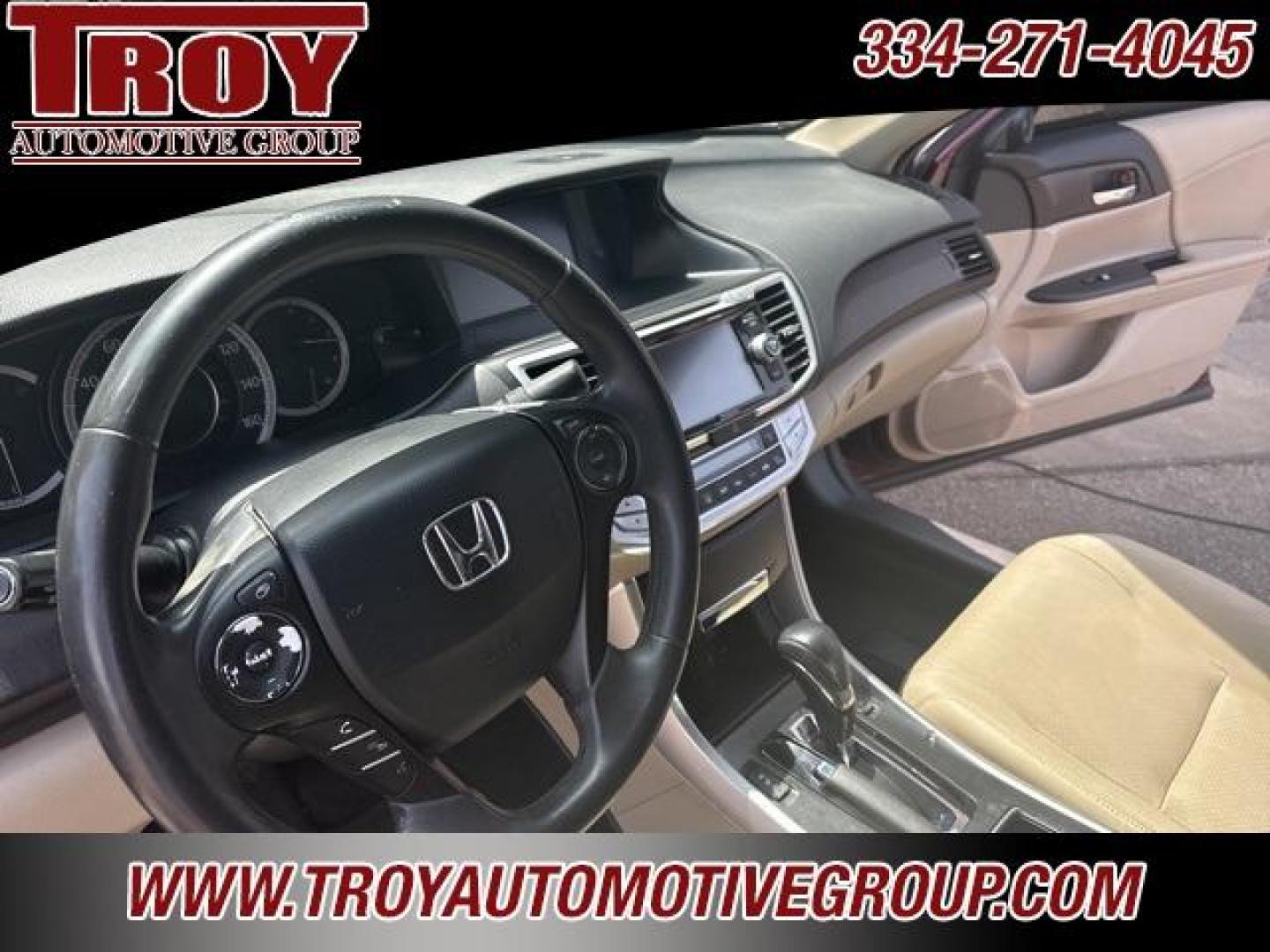 2014 Basque Red Pearl II /Parchment Honda Accord EX-L (1HGCR2F81EA) with an 2.4L I4 DOHC i-VTEC 16V engine, CVT transmission, located at 6812 Atlanta Hwy, Montgomery, AL, 36117, (334) 271-4045, 32.382118, -86.178673 - San Marino Red 2014 Honda Accord EX-L FWD 2.4L I4 DOHC i-VTEC 16V CVT<br><br>Financing Available---Top Value for Trades.<br><br>27/36 City/Highway MPG<br><br><br>Awards:<br> * Green Car Journal 2014 Green Car of the Year * 2014 KBB.com Brand Image Awards<br>Kelley Blue Book Brand Image Awards are - Photo#29