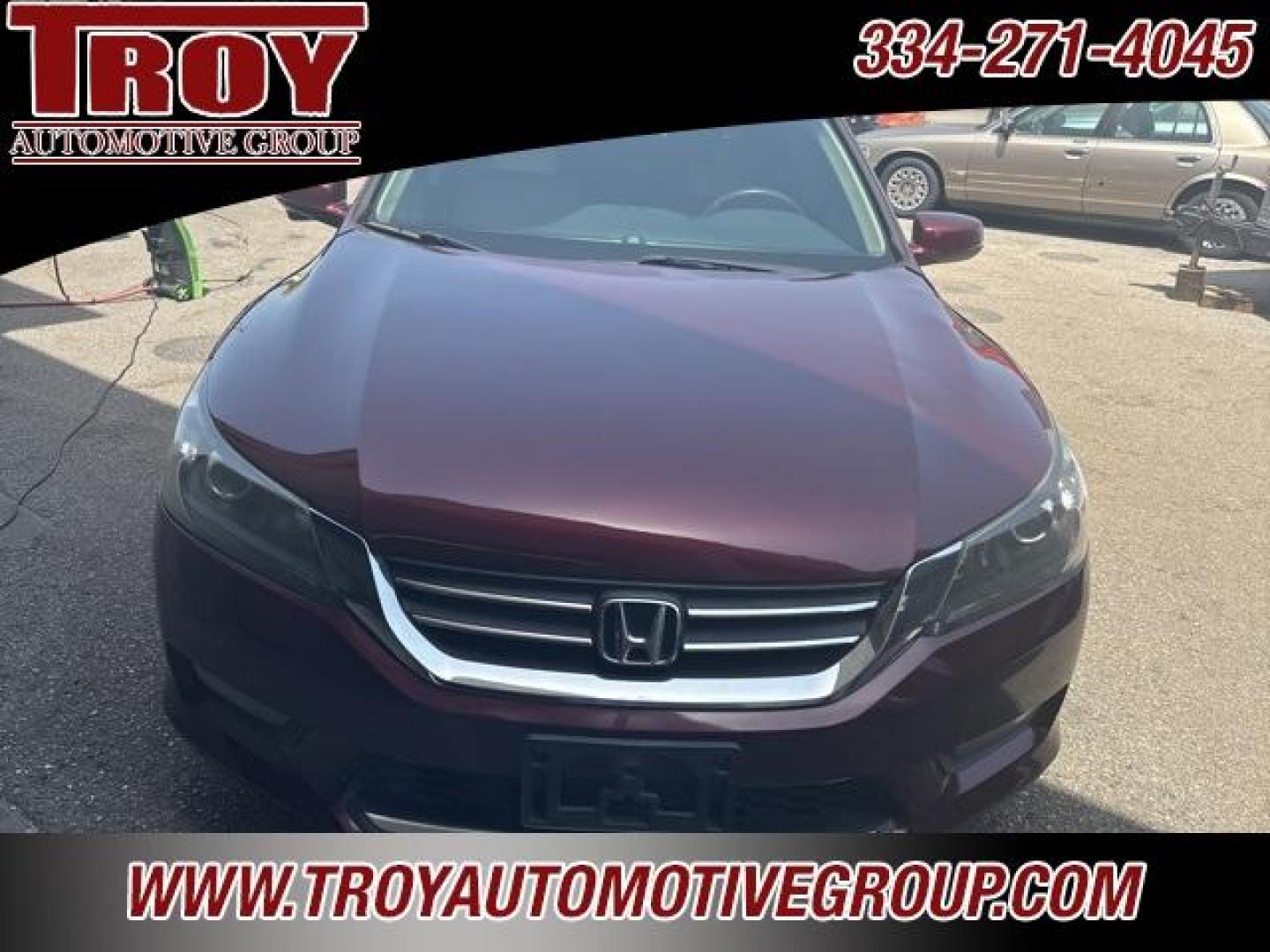 2014 Basque Red Pearl II /Parchment Honda Accord EX-L (1HGCR2F81EA) with an 2.4L I4 DOHC i-VTEC 16V engine, CVT transmission, located at 6812 Atlanta Hwy, Montgomery, AL, 36117, (334) 271-4045, 32.382118, -86.178673 - San Marino Red 2014 Honda Accord EX-L FWD 2.4L I4 DOHC i-VTEC 16V CVT<br><br>Financing Available---Top Value for Trades.<br><br>27/36 City/Highway MPG<br><br><br>Awards:<br> * Green Car Journal 2014 Green Car of the Year * 2014 KBB.com Brand Image Awards<br>Kelley Blue Book Brand Image Awards are - Photo#3