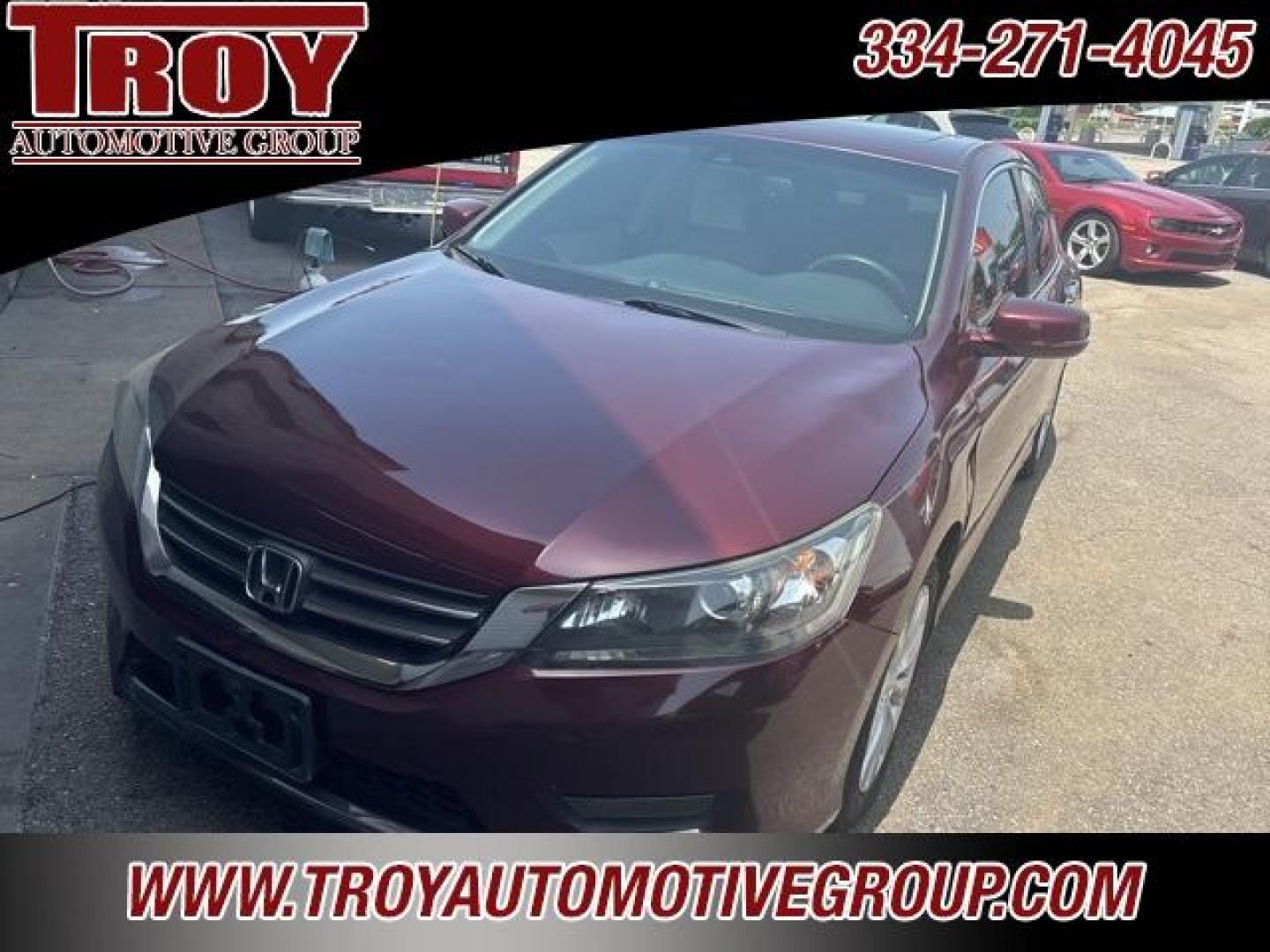 2014 Basque Red Pearl II /Parchment Honda Accord EX-L (1HGCR2F81EA) with an 2.4L I4 DOHC i-VTEC 16V engine, CVT transmission, located at 6812 Atlanta Hwy, Montgomery, AL, 36117, (334) 271-4045, 32.382118, -86.178673 - San Marino Red 2014 Honda Accord EX-L FWD 2.4L I4 DOHC i-VTEC 16V CVT<br><br>Financing Available---Top Value for Trades.<br><br>27/36 City/Highway MPG<br><br><br>Awards:<br> * Green Car Journal 2014 Green Car of the Year * 2014 KBB.com Brand Image Awards<br>Kelley Blue Book Brand Image Awards are - Photo#4