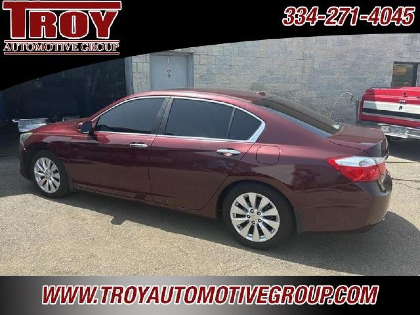 2014 Basque Red Pearl II /Parchment Honda Accord EX-L (1HGCR2F81EA) with an 2.4L I4 DOHC i-VTEC 16V engine, CVT transmission, located at 6812 Atlanta Hwy, Montgomery, AL, 36117, (334) 271-4045, 32.382118, -86.178673 - San Marino Red 2014 Honda Accord EX-L FWD 2.4L I4 DOHC i-VTEC 16V CVT<br><br>Financing Available---Top Value for Trades.<br><br>27/36 City/Highway MPG<br><br><br>Awards:<br> * Green Car Journal 2014 Green Car of the Year * 2014 KBB.com Brand Image Awards<br>Kelley Blue Book Brand Image Awards are - Photo#6