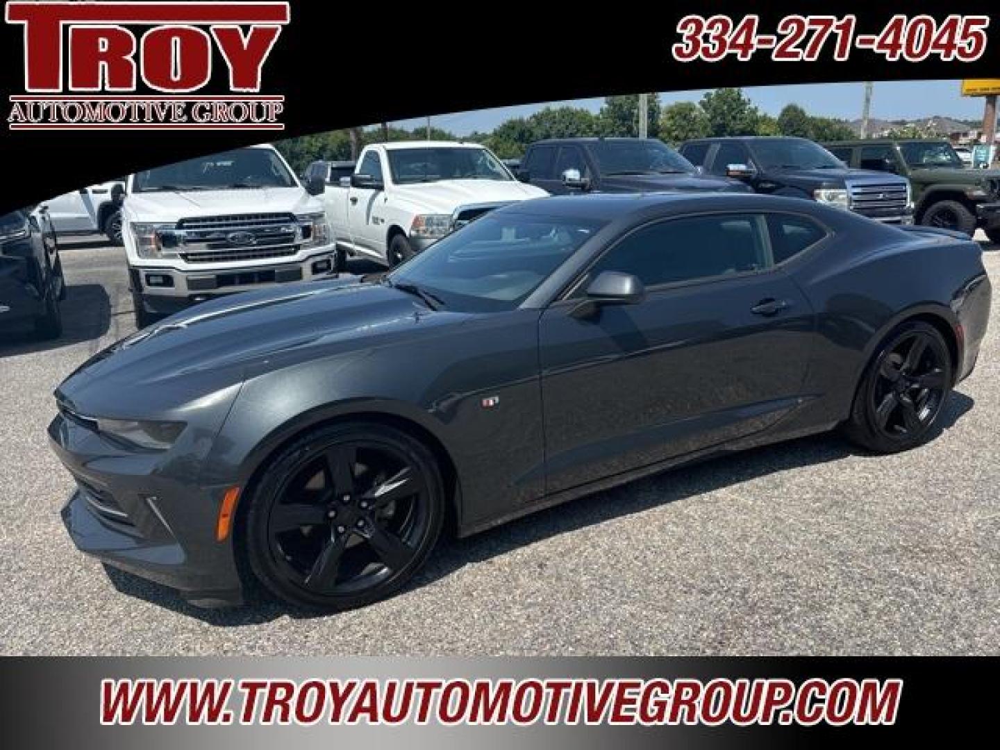 2018 Nightfall Gray Metallic /Jet Black Chevrolet Camaro 1LT (1G1FB1RS1J0) with an 3.6L V6 DI engine, Automatic transmission, located at 6812 Atlanta Hwy, Montgomery, AL, 36117, (334) 271-4045, 32.382118, -86.178673 - RS Package!!<br>Power Sunroof!!<br>20 Wheels!! - Photo#2