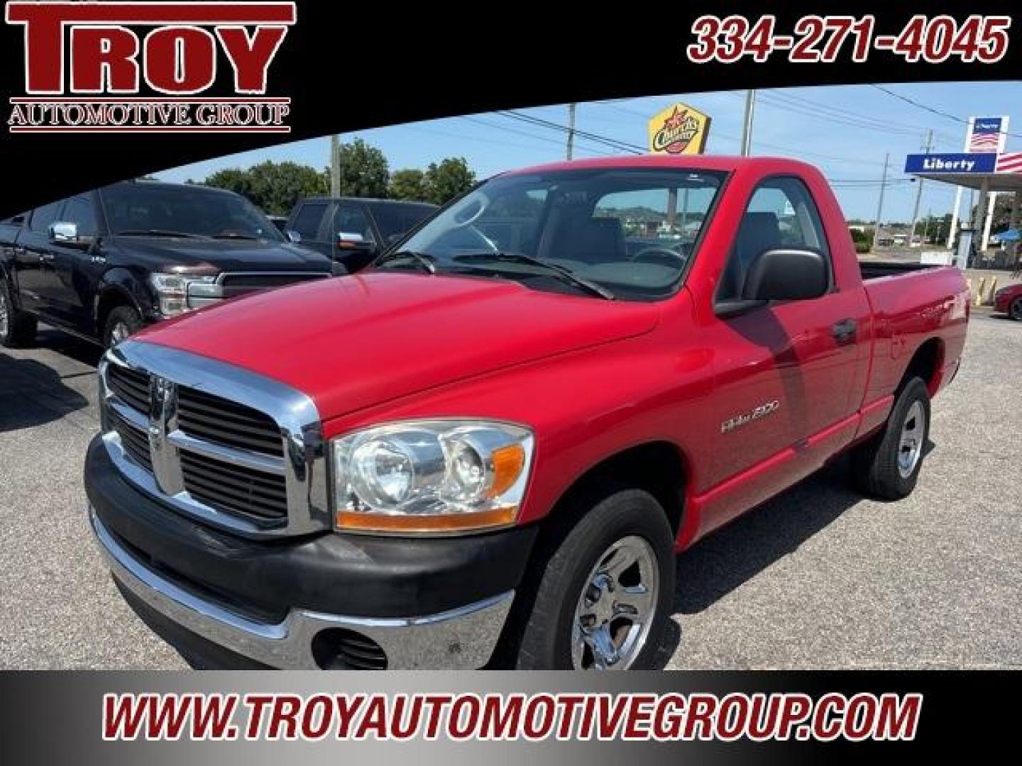 2006 Flame Red Clearcoat /Medium Slate Gray Dodge Ram 1500 ST (1D7HA16K56J) with an Magnum 3.7L V6 engine, Automatic transmission, located at 6812 Atlanta Hwy, Montgomery, AL, 36117, (334) 271-4045, 32.382118, -86.178673 - Flame Red Clearcoat 2006 Dodge Ram 1500 ST RWD Magnum 3.7L V6 4-Speed Automatic<br><br>Financing Available---Top Value for Trades. - Photo#3