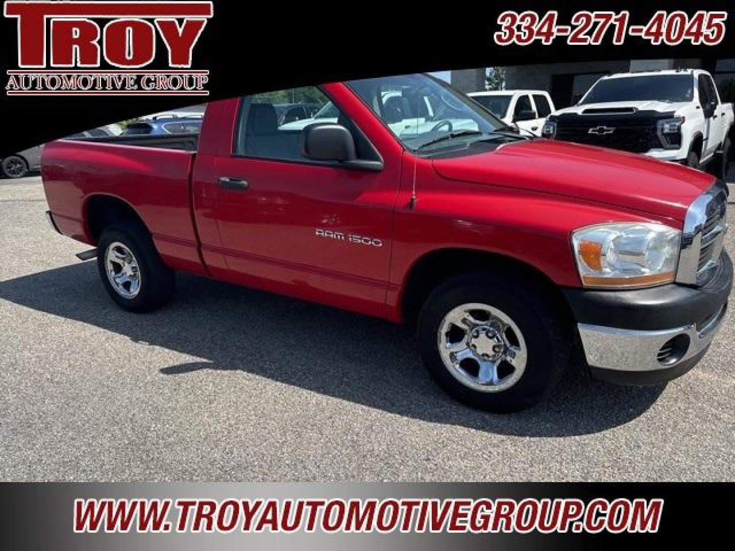 2006 Flame Red Clearcoat /Medium Slate Gray Dodge Ram 1500 ST (1D7HA16K56J) with an Magnum 3.7L V6 engine, Automatic transmission, located at 6812 Atlanta Hwy, Montgomery, AL, 36117, (334) 271-4045, 32.382118, -86.178673 - Flame Red Clearcoat 2006 Dodge Ram 1500 ST RWD Magnum 3.7L V6 4-Speed Automatic<br><br>Financing Available---Top Value for Trades. - Photo#6