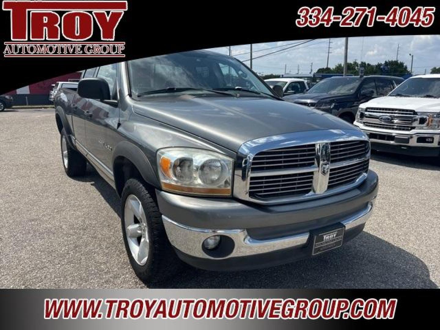 2006 Mineral Gray Metallic Clearcoat /Medium Slate Gray Dodge Ram 1500 SLT (1D7HU18N16S) with an Magnum 4.7L V8 engine, Automatic transmission, located at 6812 Atlanta Hwy, Montgomery, AL, 36117, (334) 271-4045, 32.382118, -86.178673 - Photo#3