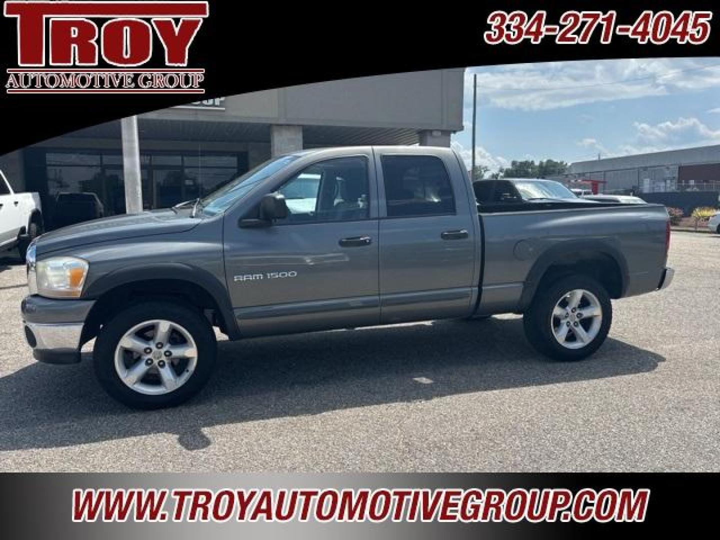 2006 Mineral Gray Metallic Clearcoat /Medium Slate Gray Dodge Ram 1500 SLT (1D7HU18N16S) with an Magnum 4.7L V8 engine, Automatic transmission, located at 6812 Atlanta Hwy, Montgomery, AL, 36117, (334) 271-4045, 32.382118, -86.178673 - Photo#7