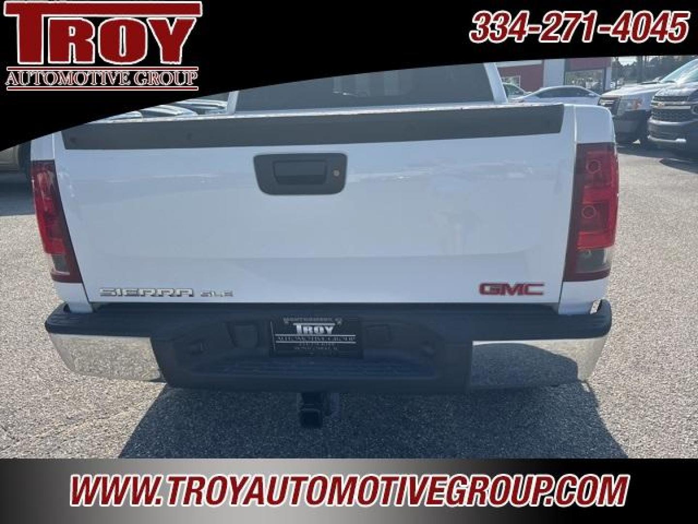 2013 Summit White /Ebony GMC Sierra 1500 SLE (3GTP2VE73DG) with an Vortec 5.3L V8 SFI VVT Flex Fuel engine, Automatic transmission, located at 6812 Atlanta Hwy, Montgomery, AL, 36117, (334) 271-4045, 32.382118, -86.178673 - Summit White 2013 GMC Sierra 1500 SLE 4WD Vortec 5.3L V8 SFI VVT Flex Fuel 6-Speed Automatic<br><br>Financing Available---Top Value for Trades.<br><br><br>Awards:<br> * JD Power Initial Quality Study<br><br>Reviews:<br> * Smooth, quiet ride; comfortable seats; powerful V8 options. Source: Edmunds< - Photo#12