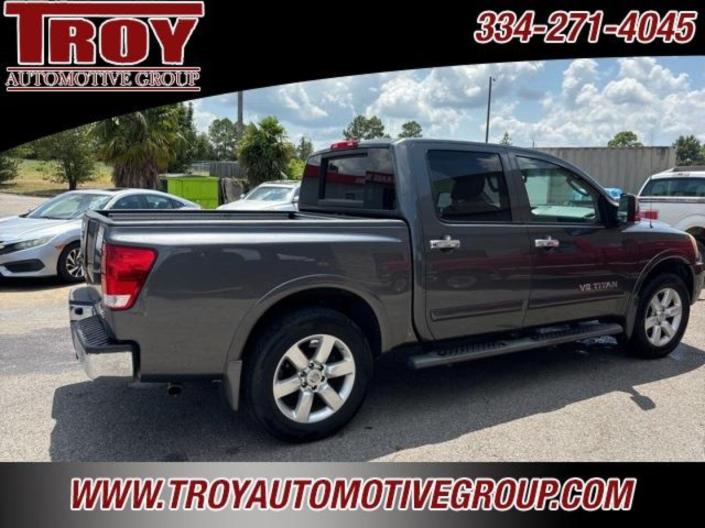 2010 Smoke Metallic /Charcoal Nissan Titan LE (1N6BA0ED6AN) with an V8 engine, Automatic transmission, located at 6812 Atlanta Hwy, Montgomery, AL, 36117, (334) 271-4045, 32.382118, -86.178673 - 1-Owner!!<br>54 Service Records On Carfax!!<br> - Photo#9