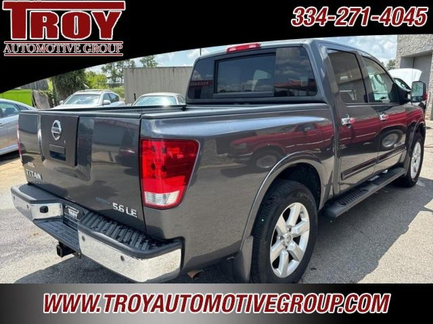 2010 Smoke Metallic /Charcoal Nissan Titan LE (1N6BA0ED6AN) with an V8 engine, Automatic transmission, located at 6812 Atlanta Hwy, Montgomery, AL, 36117, (334) 271-4045, 32.382118, -86.178673 - 1-Owner!!<br>54 Service Records On Carfax!!<br> - Photo#10