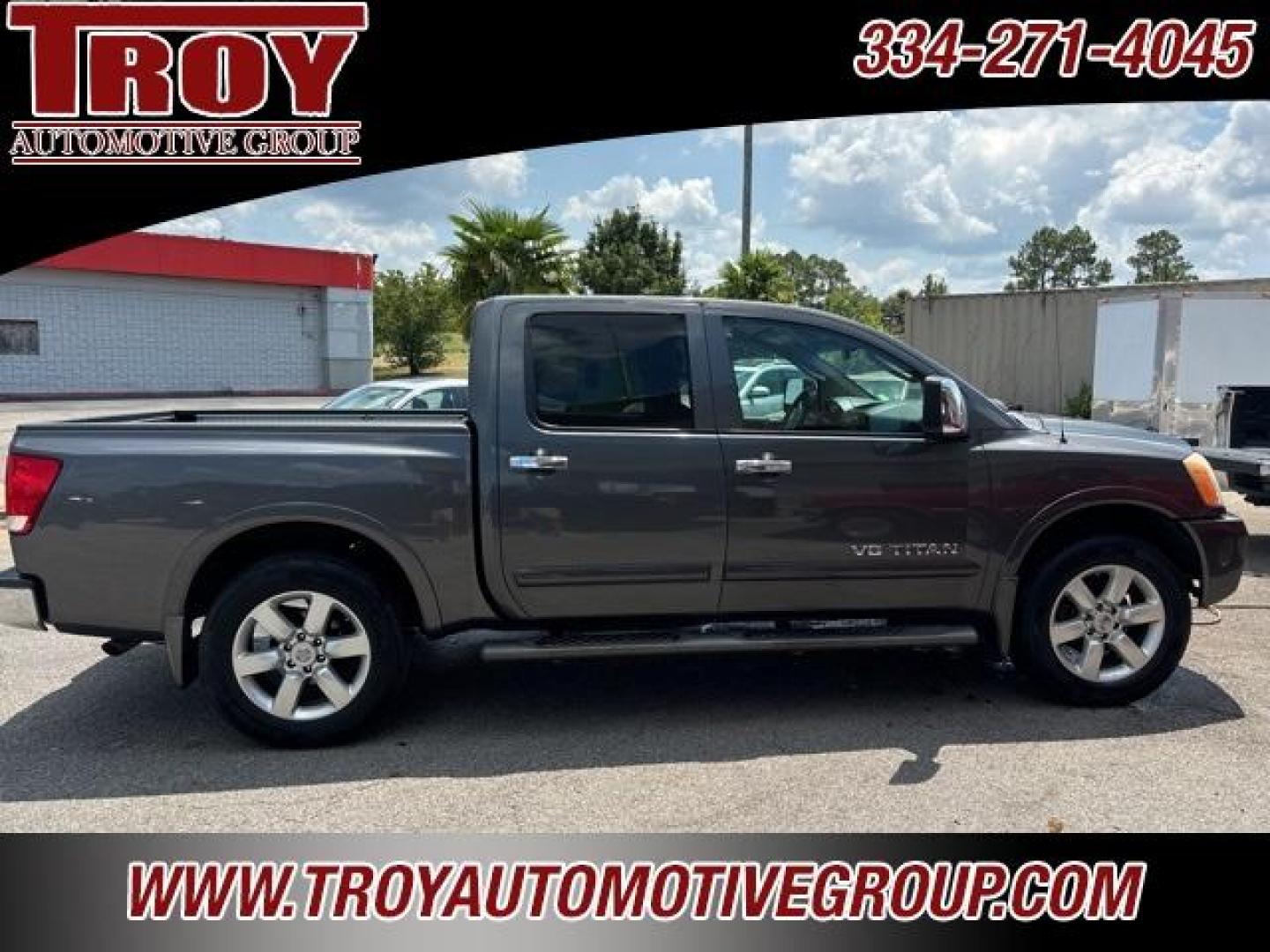 2010 Smoke Metallic /Charcoal Nissan Titan LE (1N6BA0ED6AN) with an V8 engine, Automatic transmission, located at 6812 Atlanta Hwy, Montgomery, AL, 36117, (334) 271-4045, 32.382118, -86.178673 - 1-Owner!!<br>54 Service Records On Carfax!!<br> - Photo#7