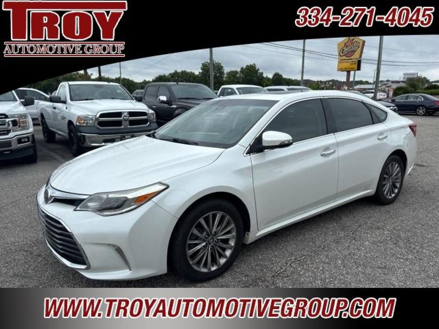 2017 Blizzard Pearl /Almond Toyota Avalon (4T1BK1EB3HU) with an 3.5L V6 DOHC Dual VVT-i 24V engine, Automatic transmission, located at 6812 Atlanta Hwy, Montgomery, AL, 36117, (334) 271-4045, 32.382118, -86.178673 - White 2017 Toyota Avalon FWD 3.5L V6 DOHC Dual VVT-i 24V 6-Speed Automatic ECT-i<br><br>Financing Available---Top Value for Trades.<br><br>Odometer is 25467 miles below market average! 21/30 City/Highway MPG<br><br><br>Awards:<br> * 2017 KBB.com 10 Most Awarded Brands * 2017 KBB.com Best Resale V - Photo#2