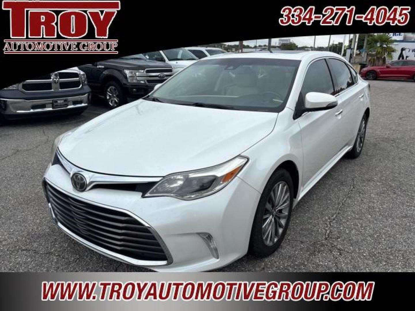 2017 Blizzard Pearl /Almond Toyota Avalon (4T1BK1EB3HU) with an 3.5L V6 DOHC Dual VVT-i 24V engine, Automatic transmission, located at 6812 Atlanta Hwy, Montgomery, AL, 36117, (334) 271-4045, 32.382118, -86.178673 - White 2017 Toyota Avalon FWD 3.5L V6 DOHC Dual VVT-i 24V 6-Speed Automatic ECT-i<br><br>Financing Available---Top Value for Trades.<br><br>Odometer is 25467 miles below market average! 21/30 City/Highway MPG<br><br><br>Awards:<br> * 2017 KBB.com 10 Most Awarded Brands * 2017 KBB.com Best Resale V - Photo#3