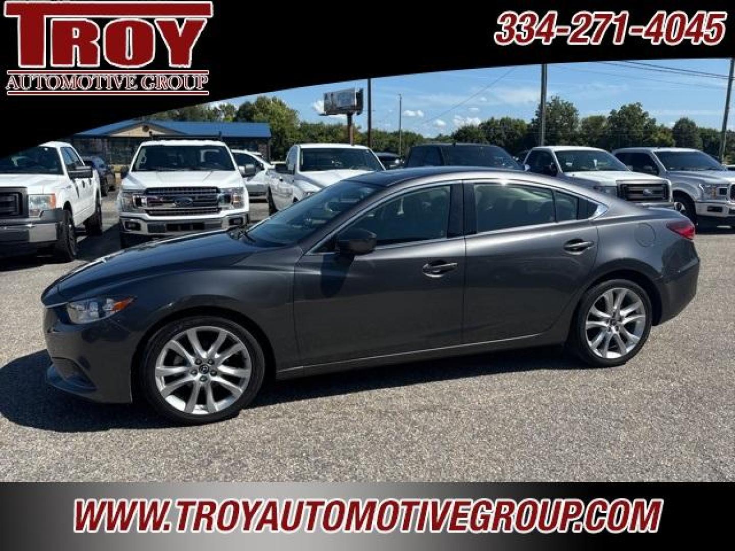 2017 Machine Gray Metallic /Black Mazda Mazda6 Sport (JM1GL1U52H1) with an SKYACTIV-G 2.5L I4 DOHC 16V engine, Automatic transmission, located at 6812 Atlanta Hwy, Montgomery, AL, 36117, (334) 271-4045, 32.382118, -86.178673 - 1-Owner!!<br>2-Keys!! - Photo#2